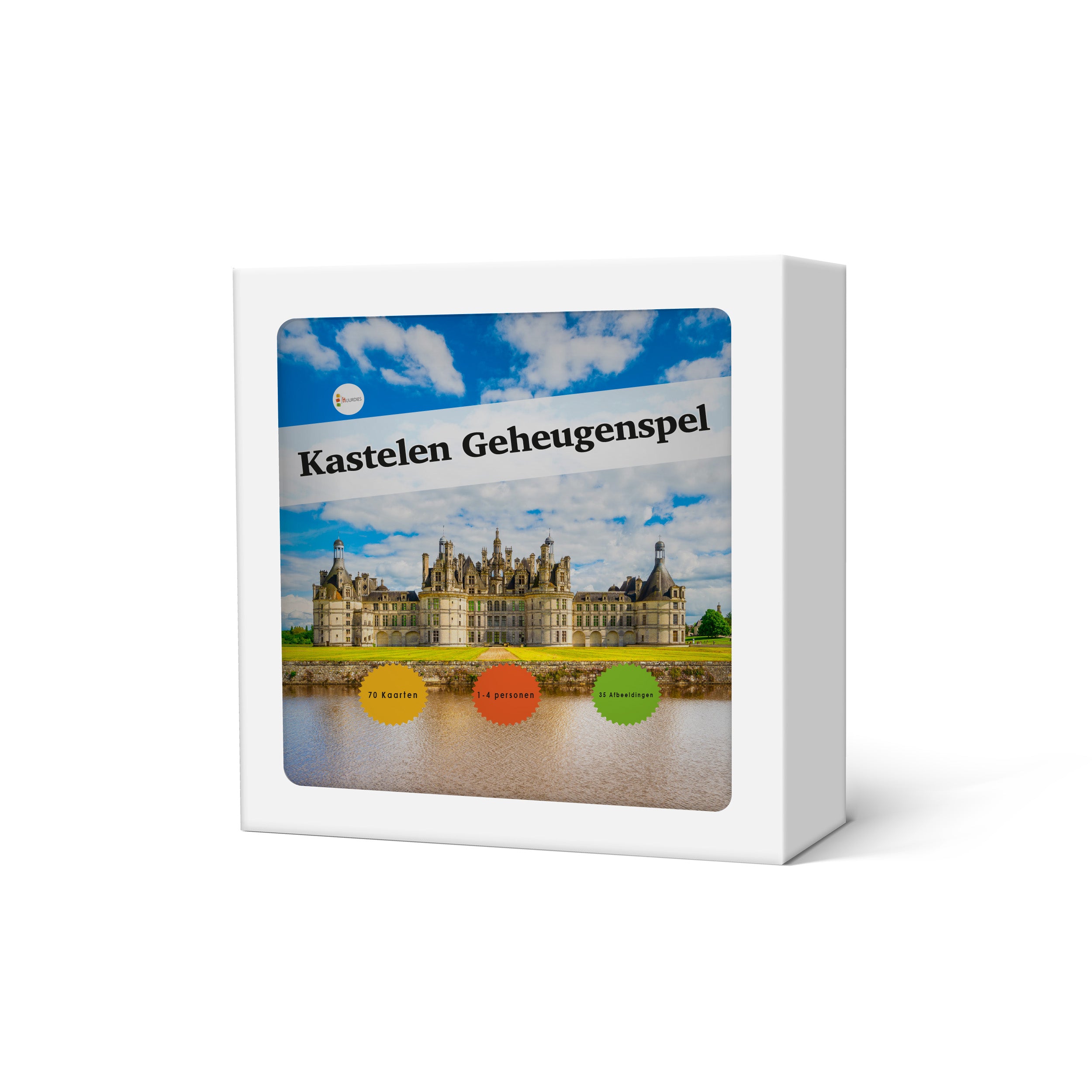 Kastelen geheugenspel doosje