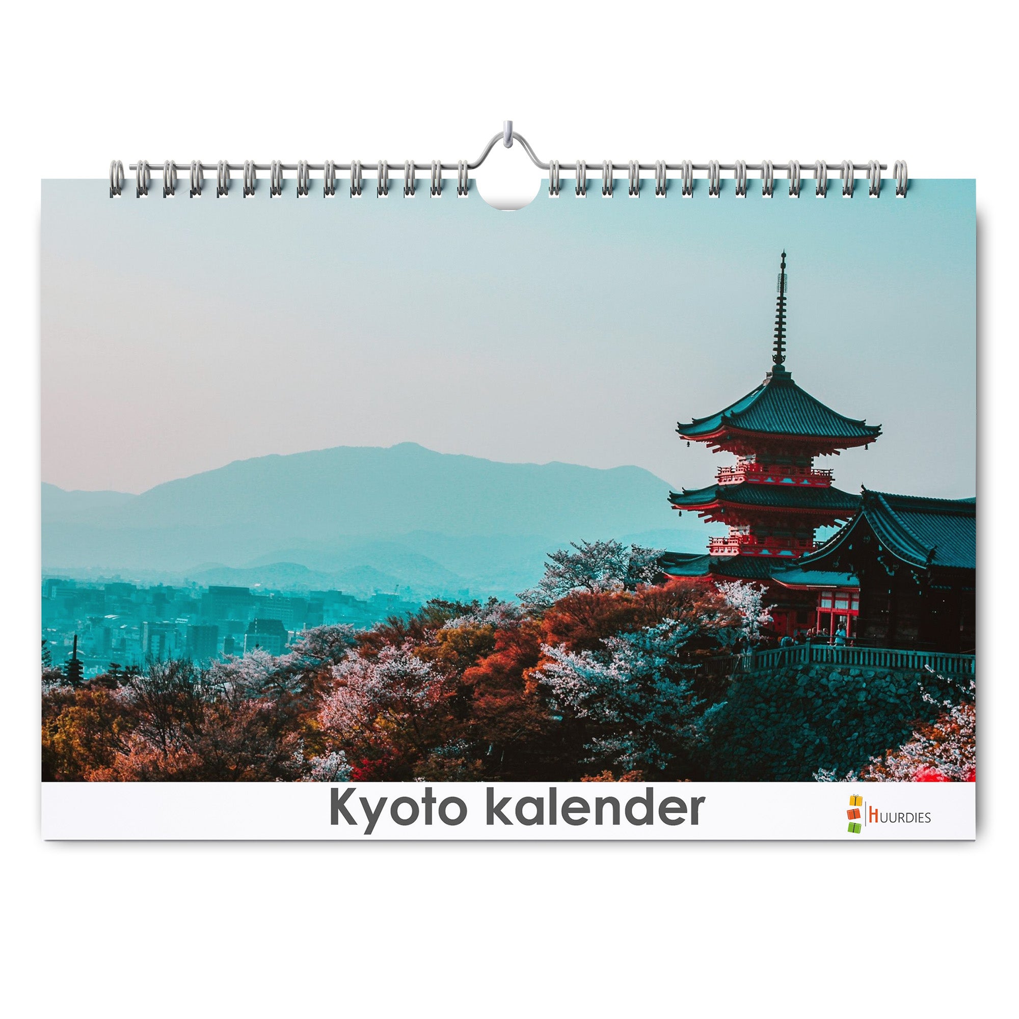 Kyoto verjaardagskalender met afbeelding van kyoto, Huurdies