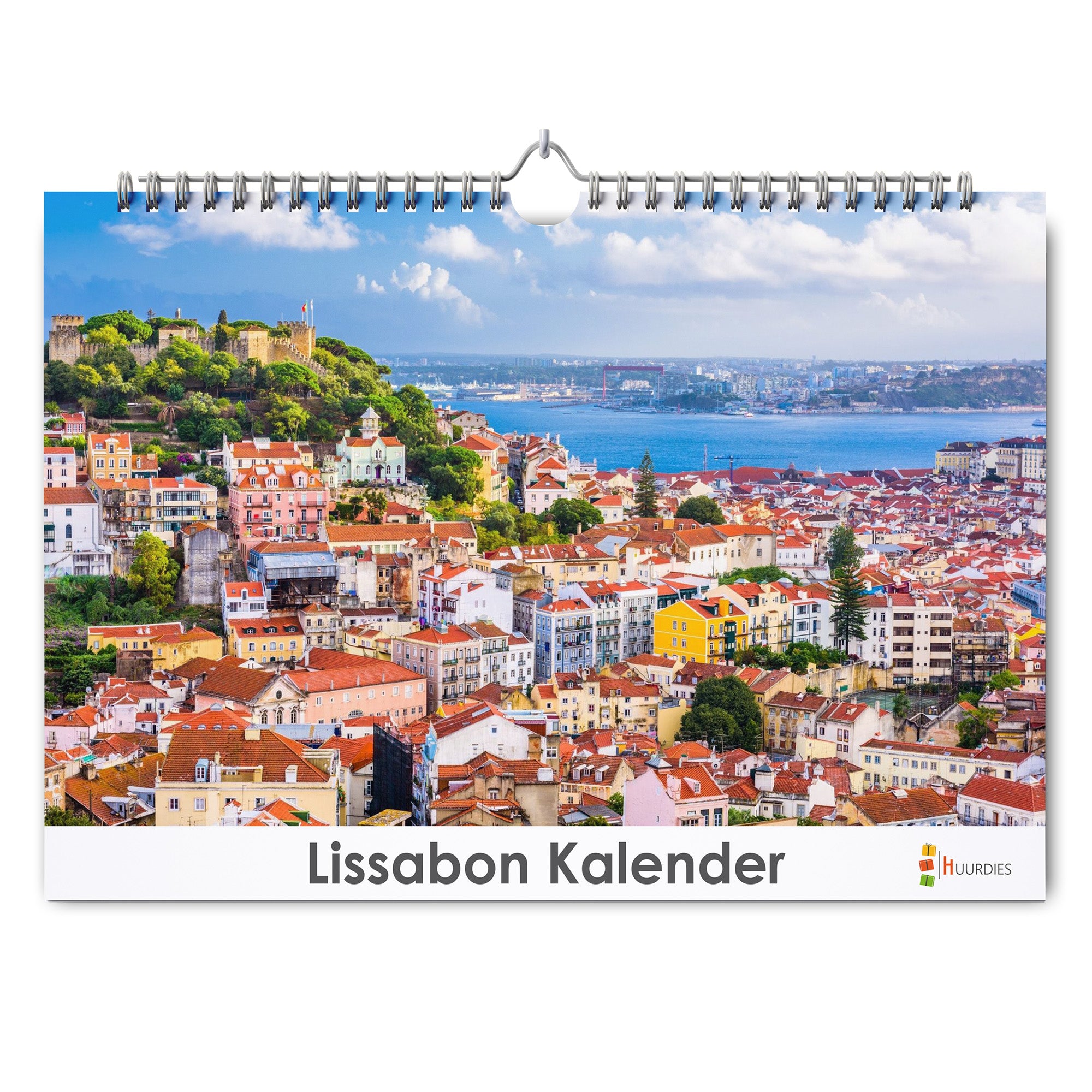 Lissabon verjaardagskalender met afbeelding van lissabon, Huurdies