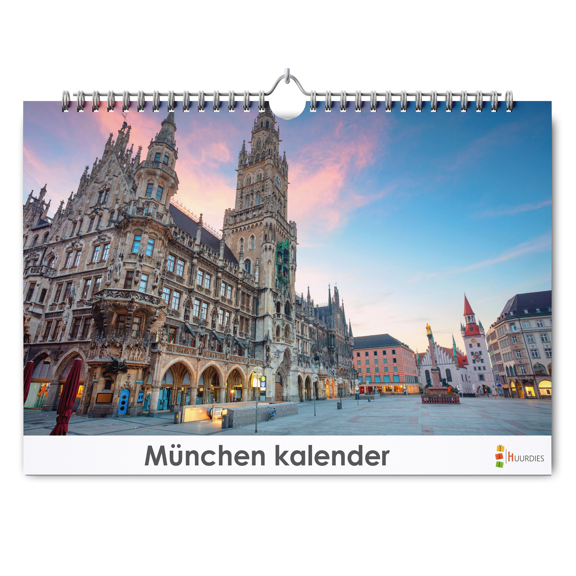 München verjaardagskalender met afbeelding van münchen, Huurdies