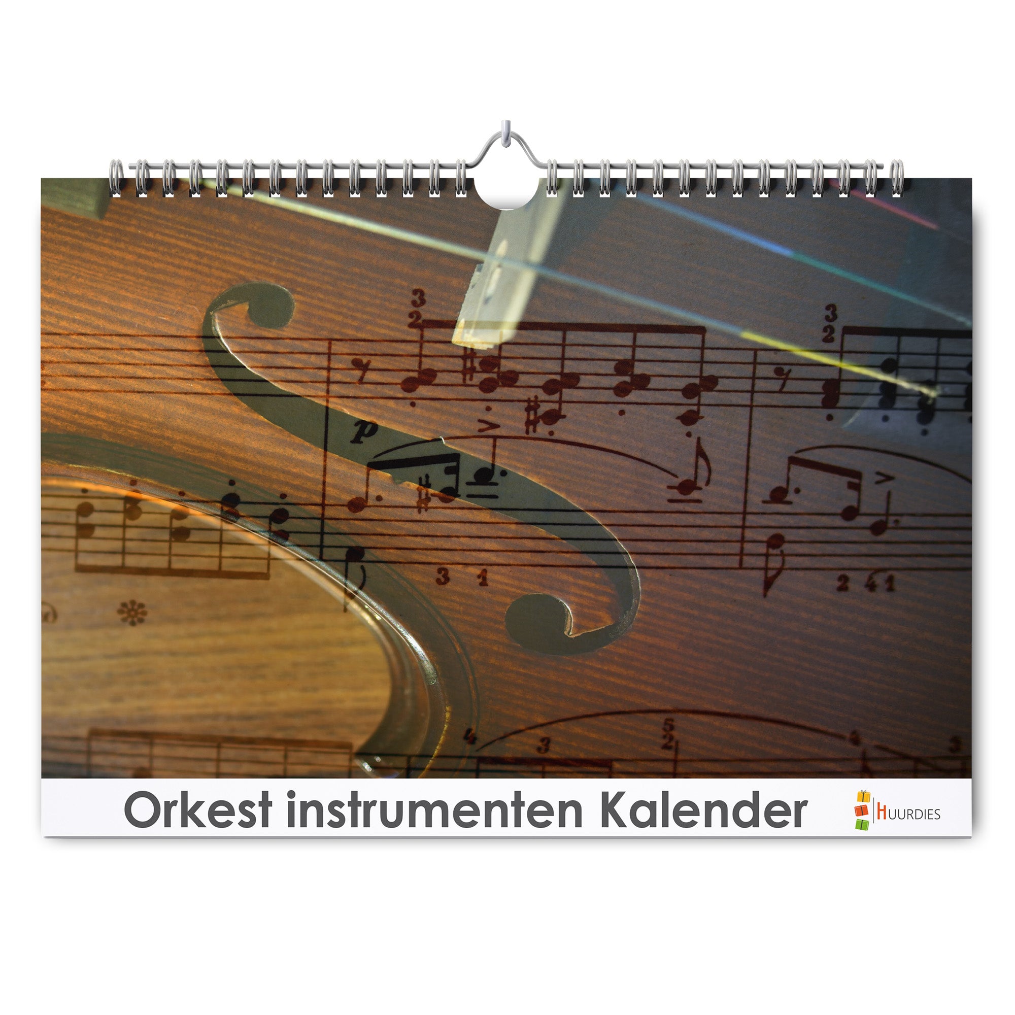 Muziek Orkest verjaardagskalender met afbeelding van muziek orkest, Huurdies