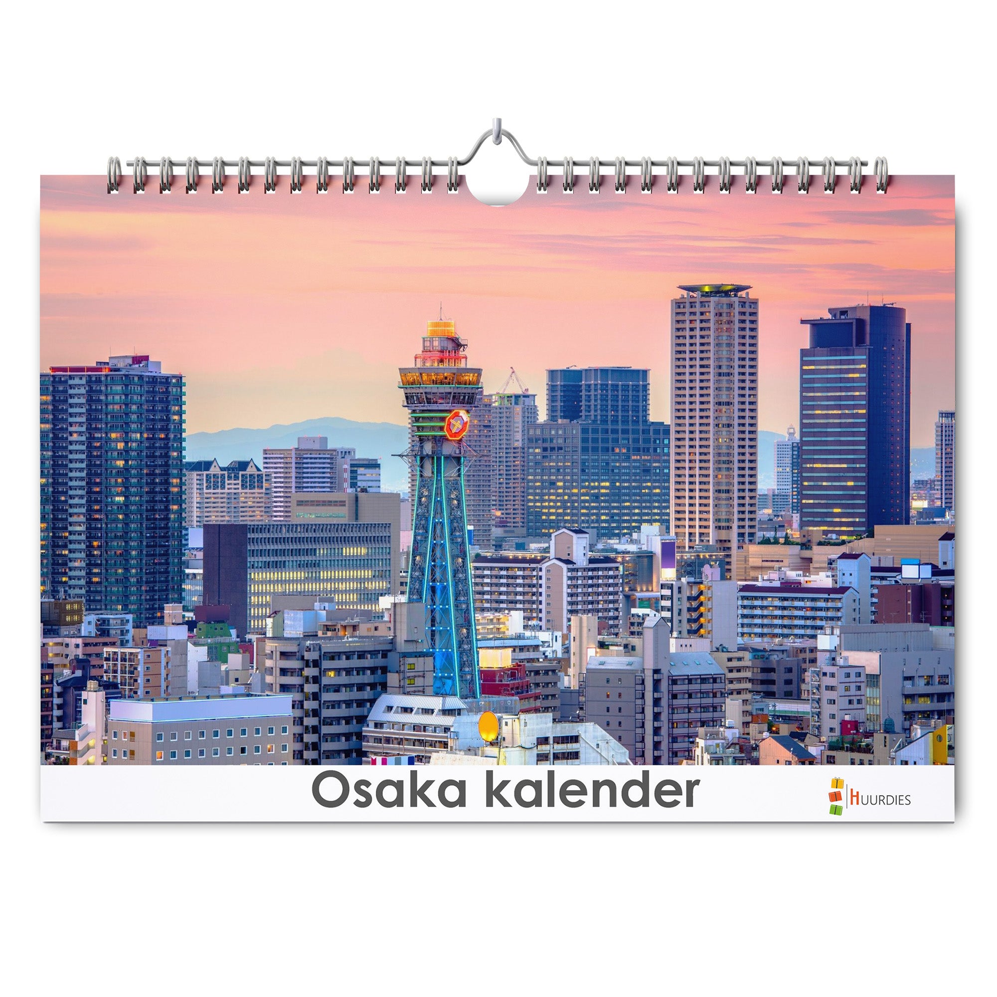 Osaka verjaardagskalender met afbeelding van osaka, Huurdies