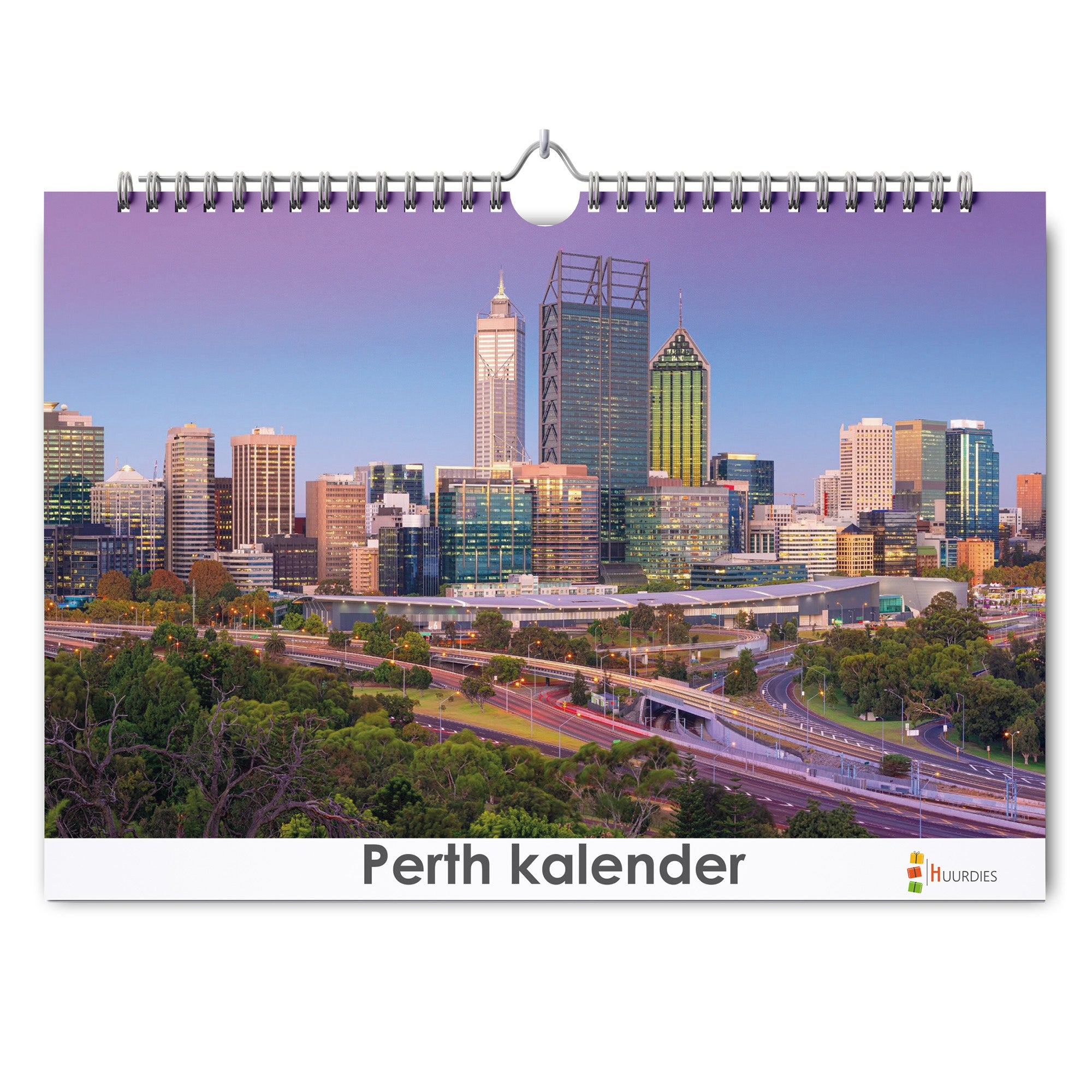 Perth verjaardagskalender met afbeelding van perth, Huurdies
