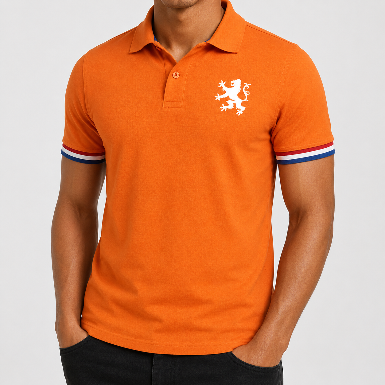 Nederland Oranje Polo T-shirt Mannen - Huurdies