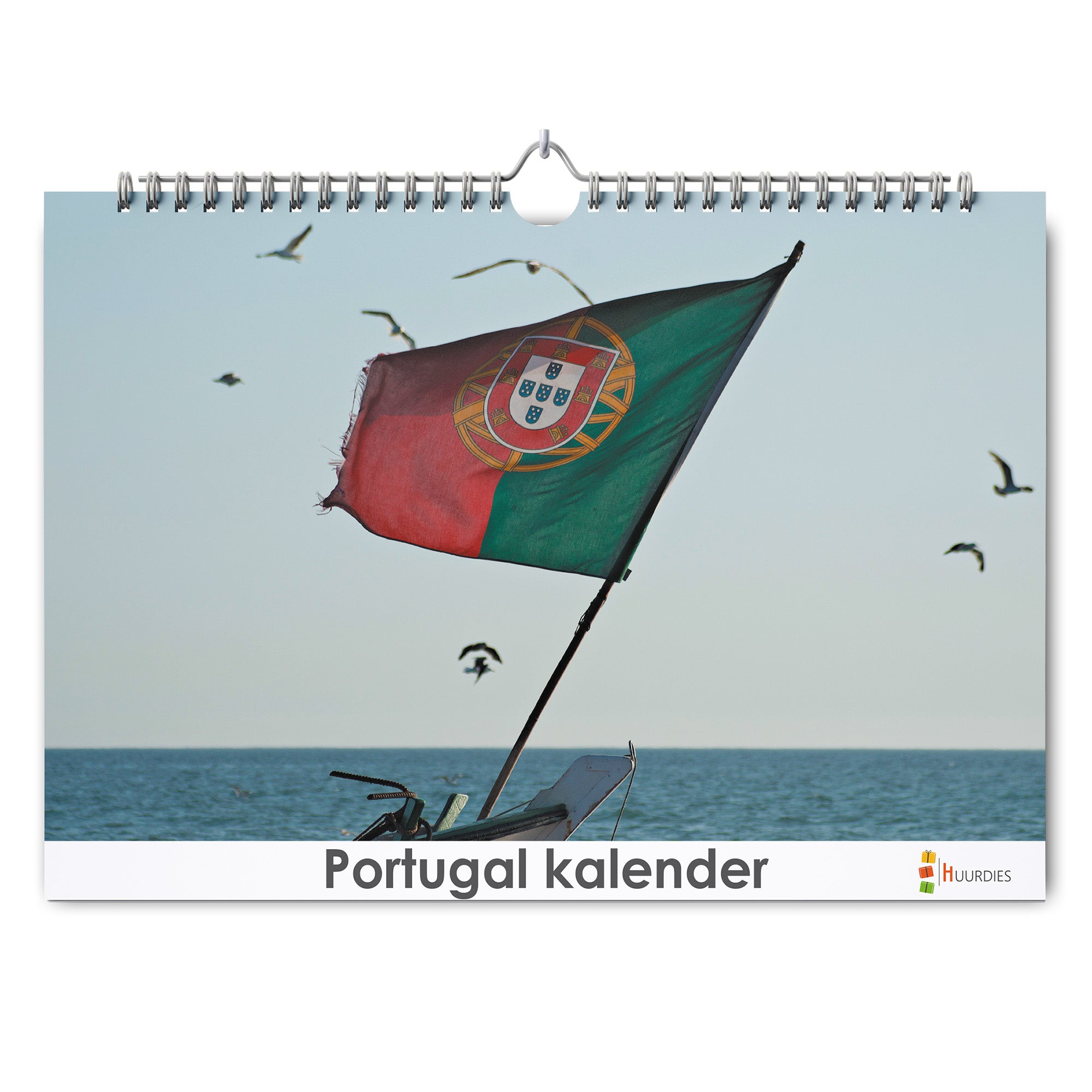 Portugal verjaardagskalender met afbeelding van portugal, Huurdies