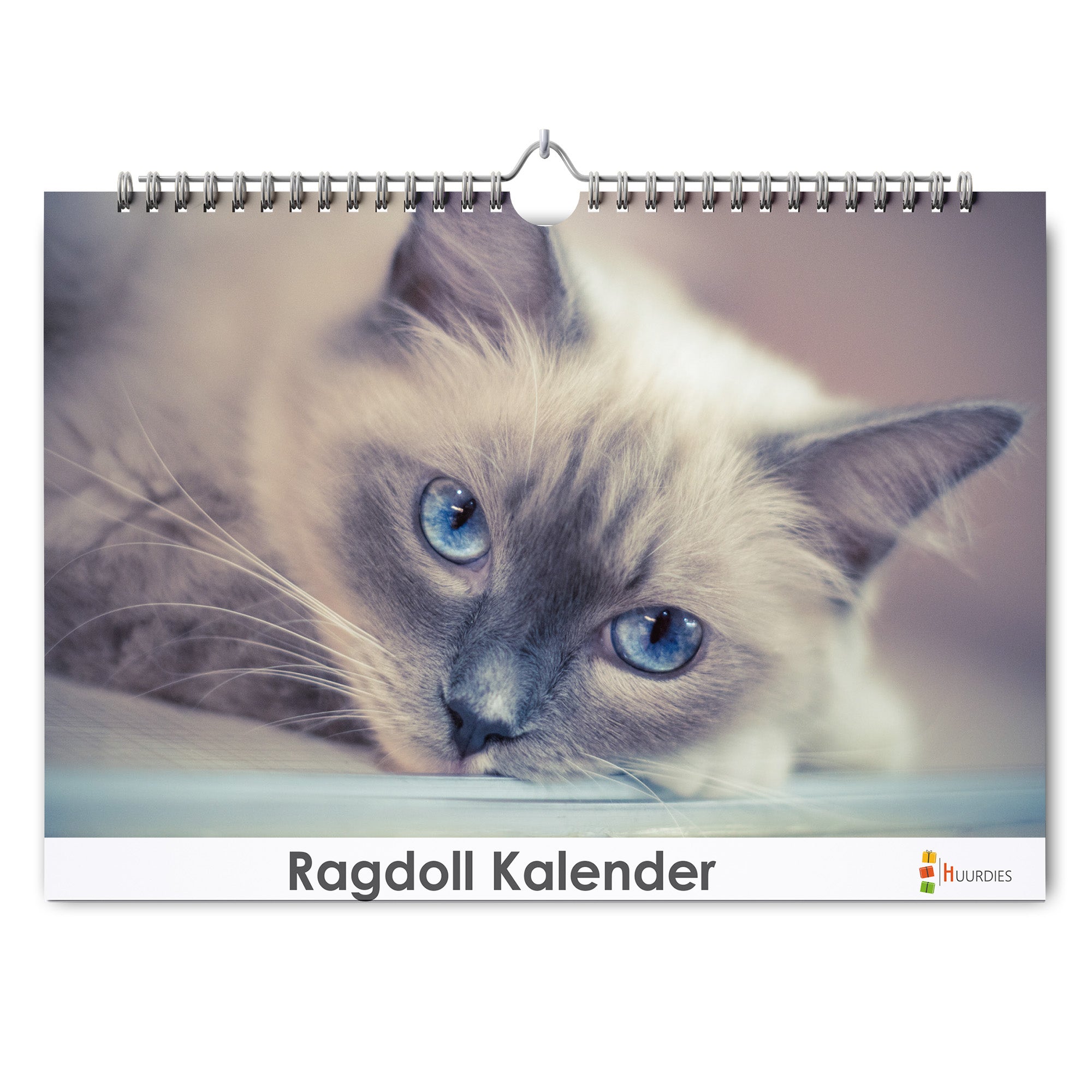 Ragdoll verjaardagskalender met afbeelding van ragdoll, Huurdies