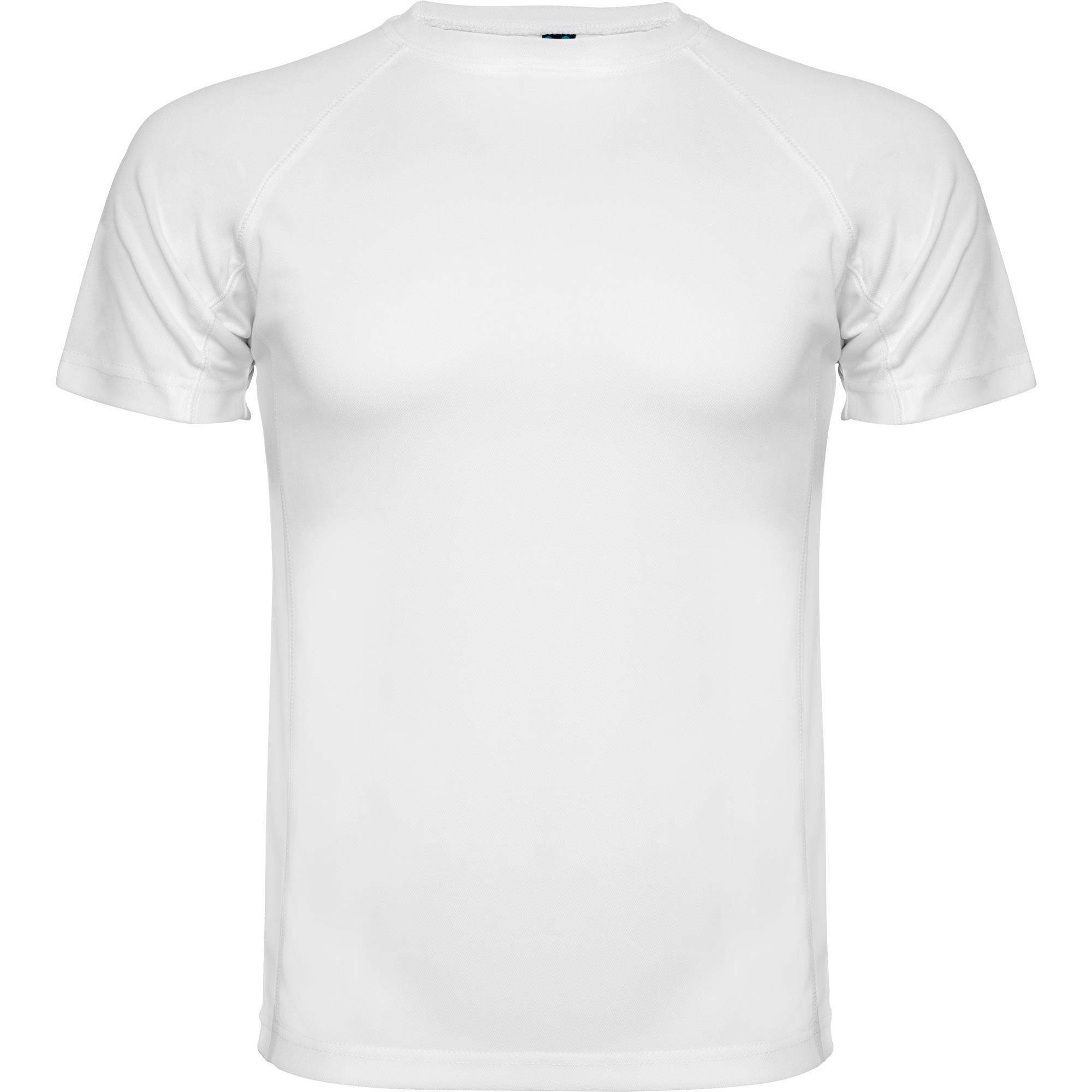 Vooraanzicht Wit sportshirt montecarlo