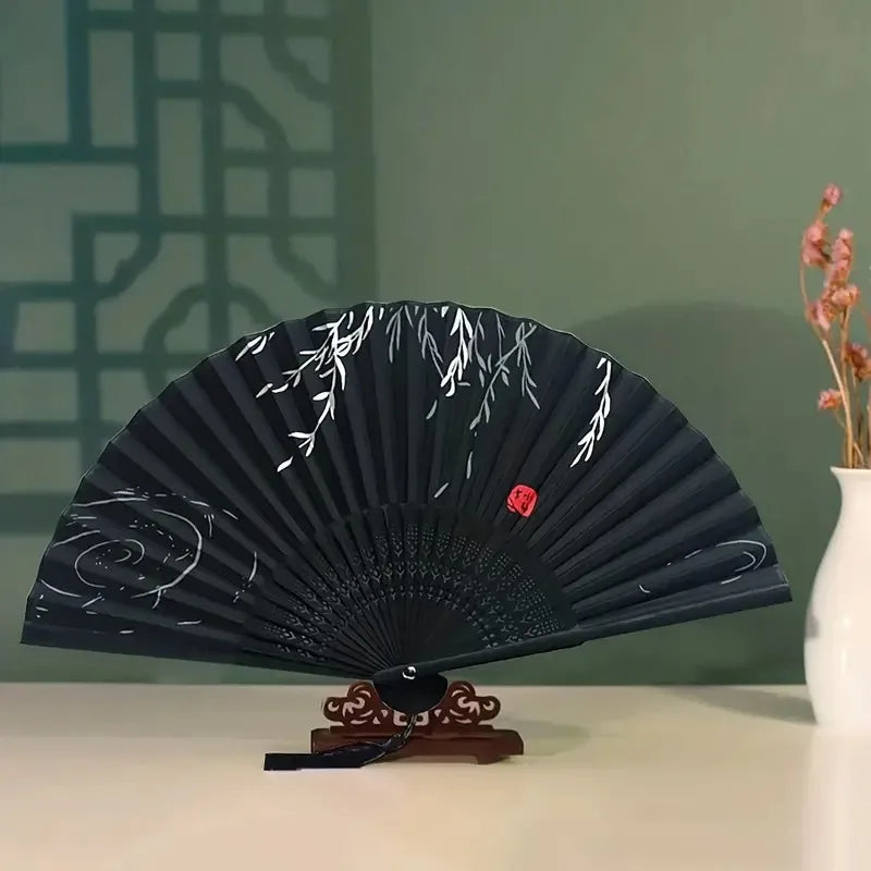 Retro Chinese Handwaaier – Opvouwbare Waaier