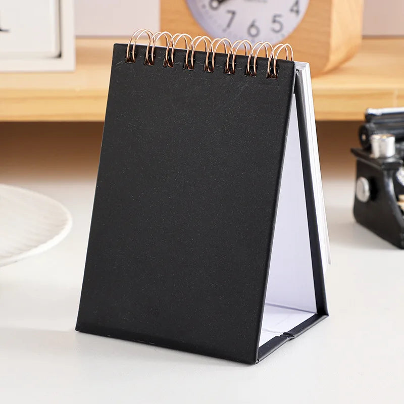 Bureaukalender zwart achteraanzicht