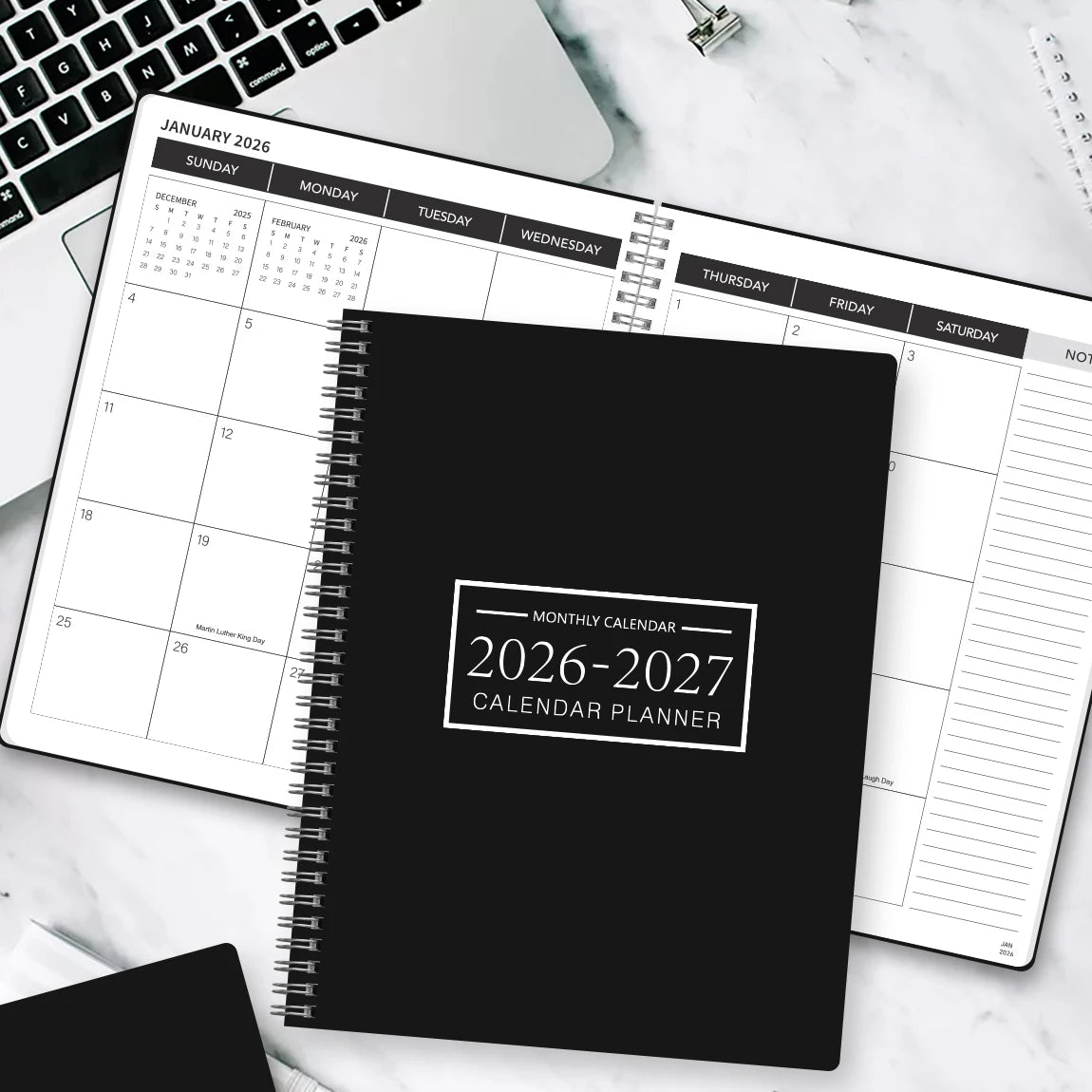 PVC Planner zwart 