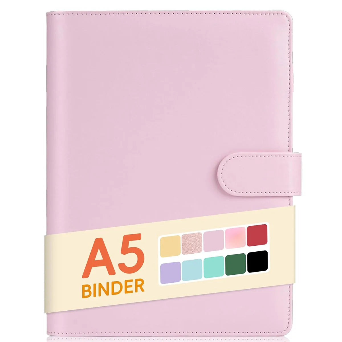 A5 Ringband PU leren omslag