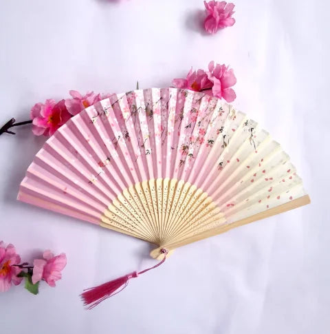 Retro Chinese Handwaaier – Opvouwbare Waaier
