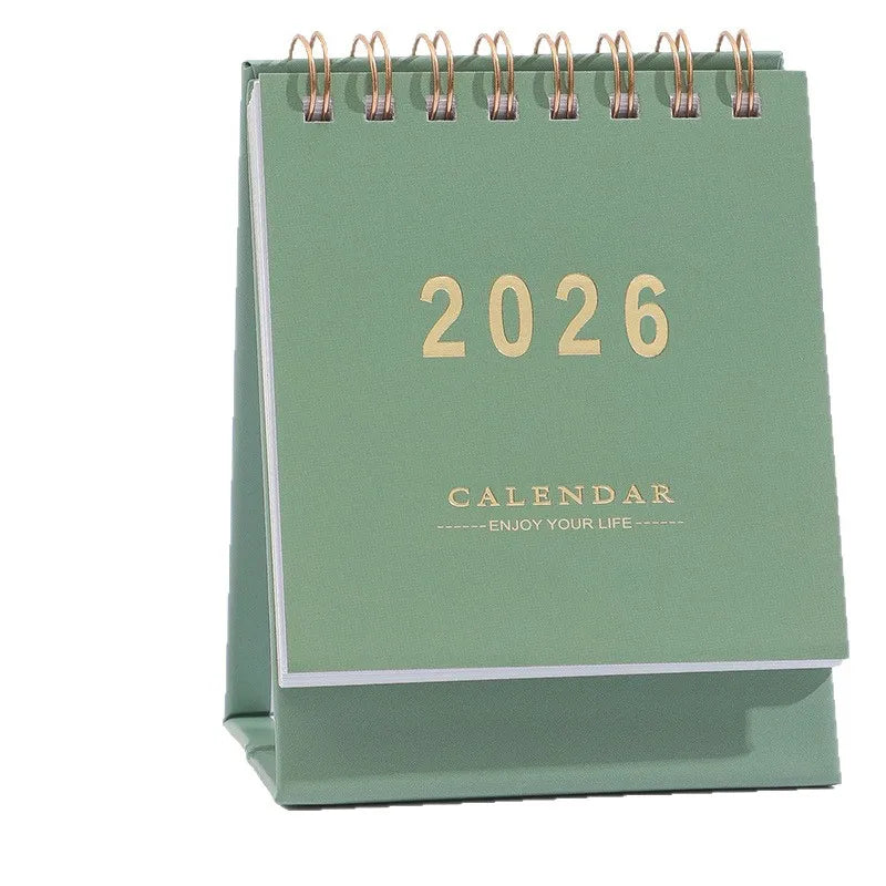 Bureaukalender groen vooraanzicht