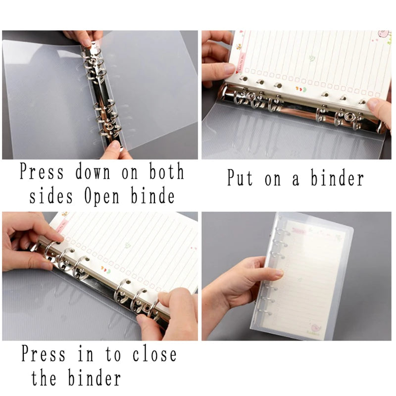 Transparante Binder Map – A5 / A6 – Navulbaar