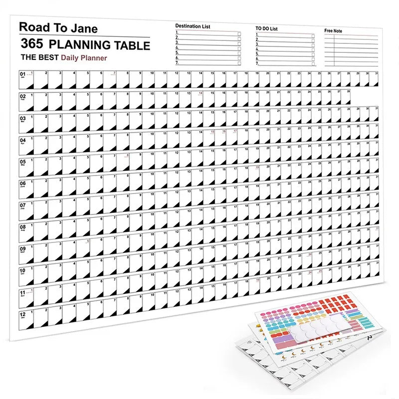 2026 jaarplanner - Engelstalig
