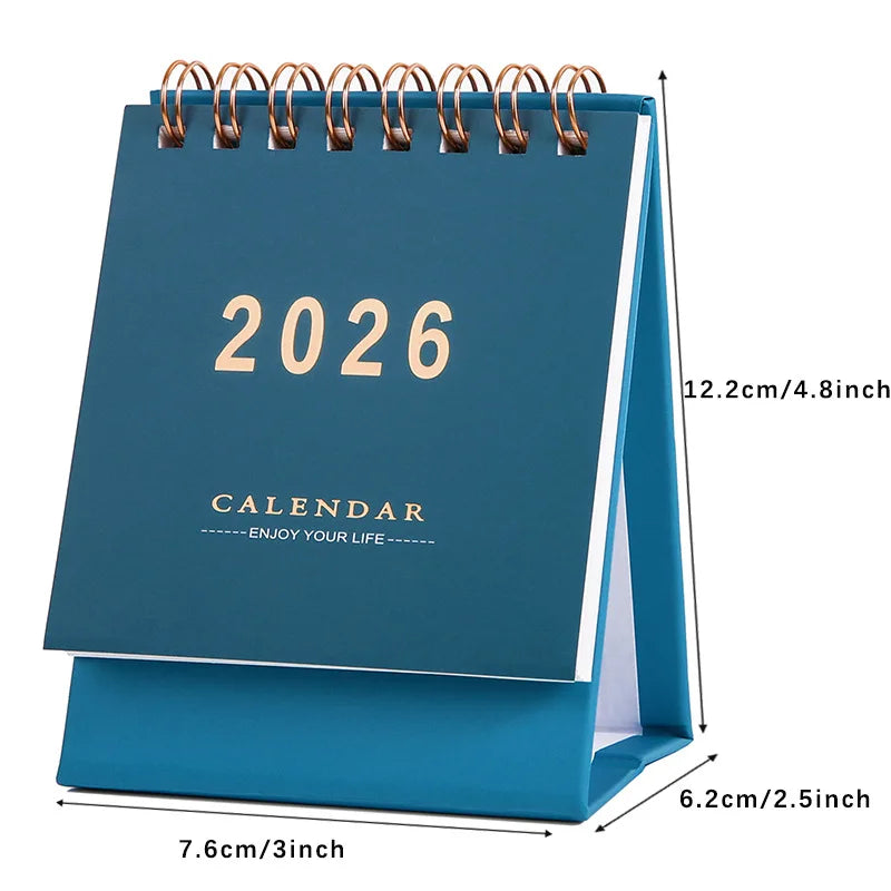 Bureaukalender blauw formaat