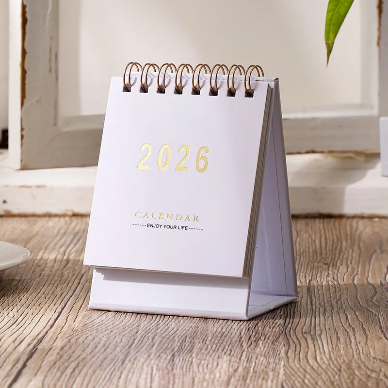 Bureaukalender wit vooraanzicht