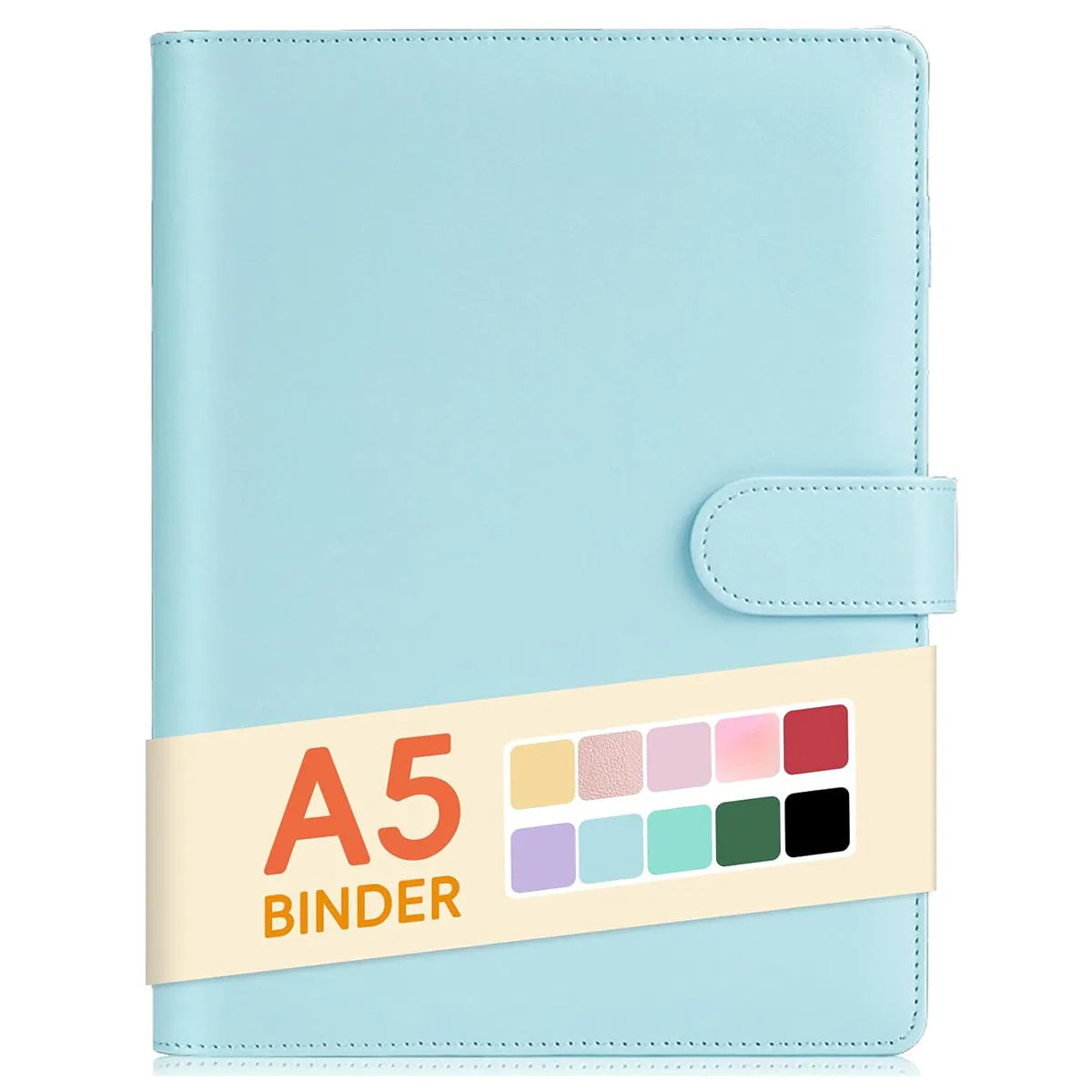 A5 Ringband PU leren omslag