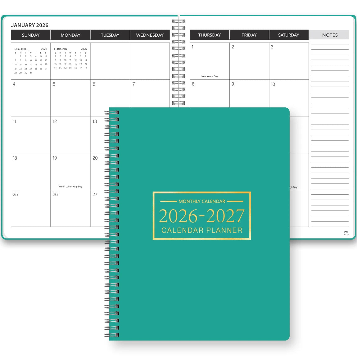 Groene PVC Planner Vooraanzicht