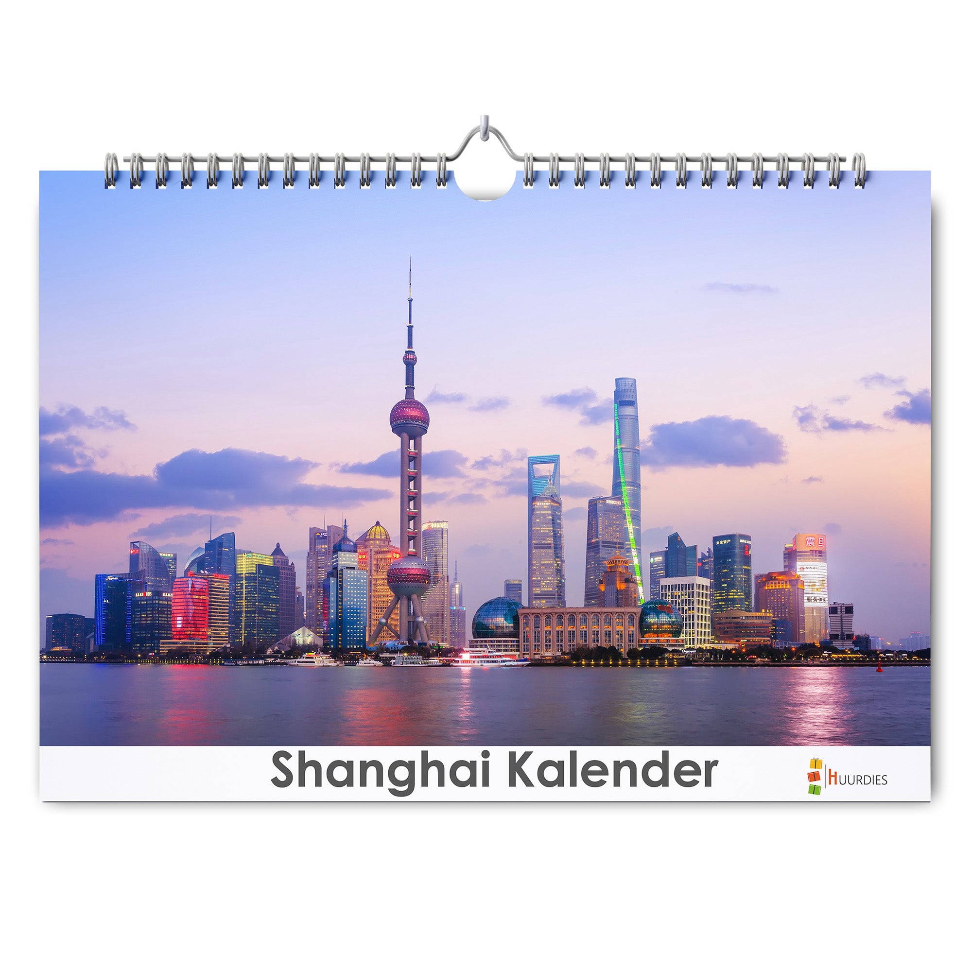 Shanghai verjaardagskalender met afbeelding van shanghai, Huurdies