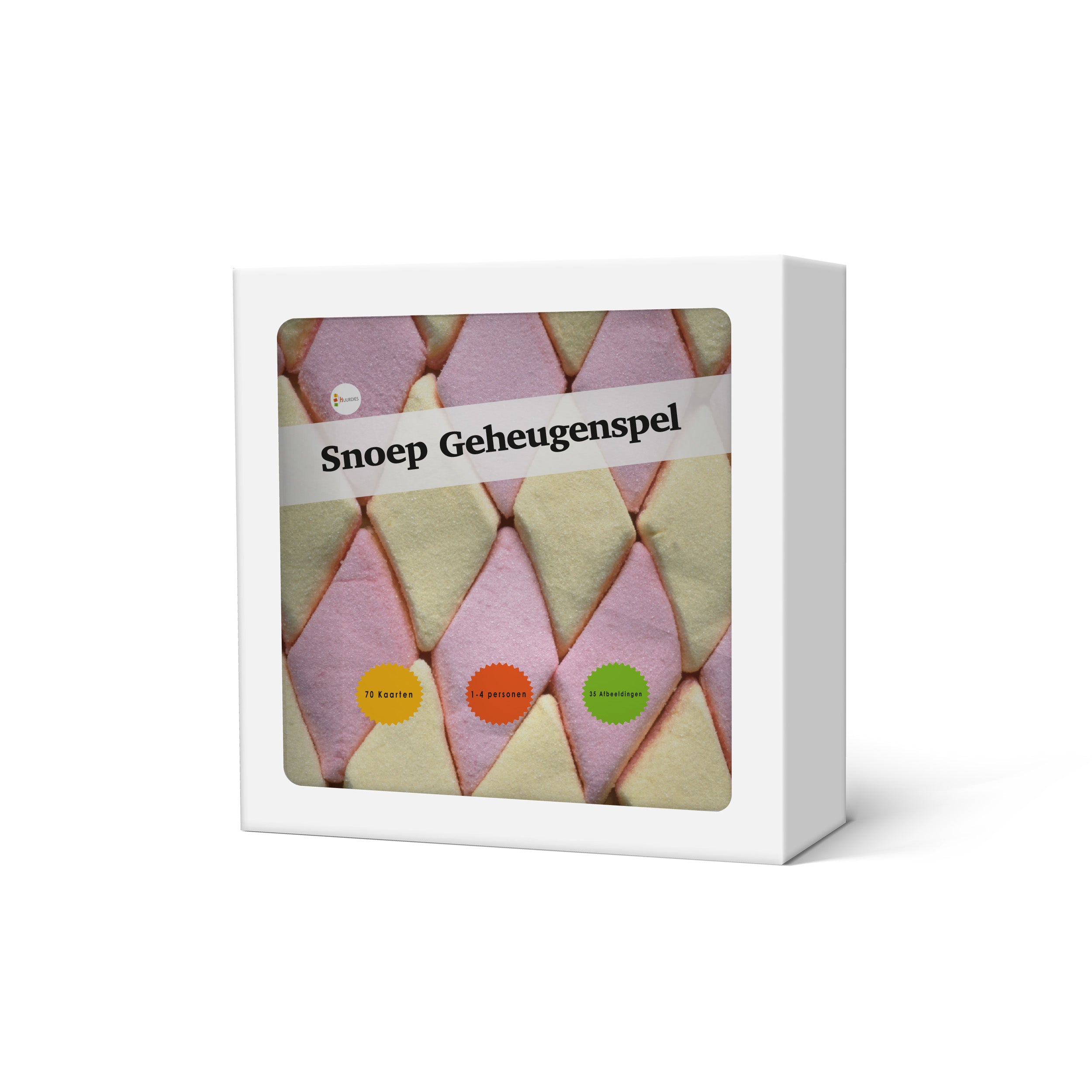 Snoep geheugenspel doosje