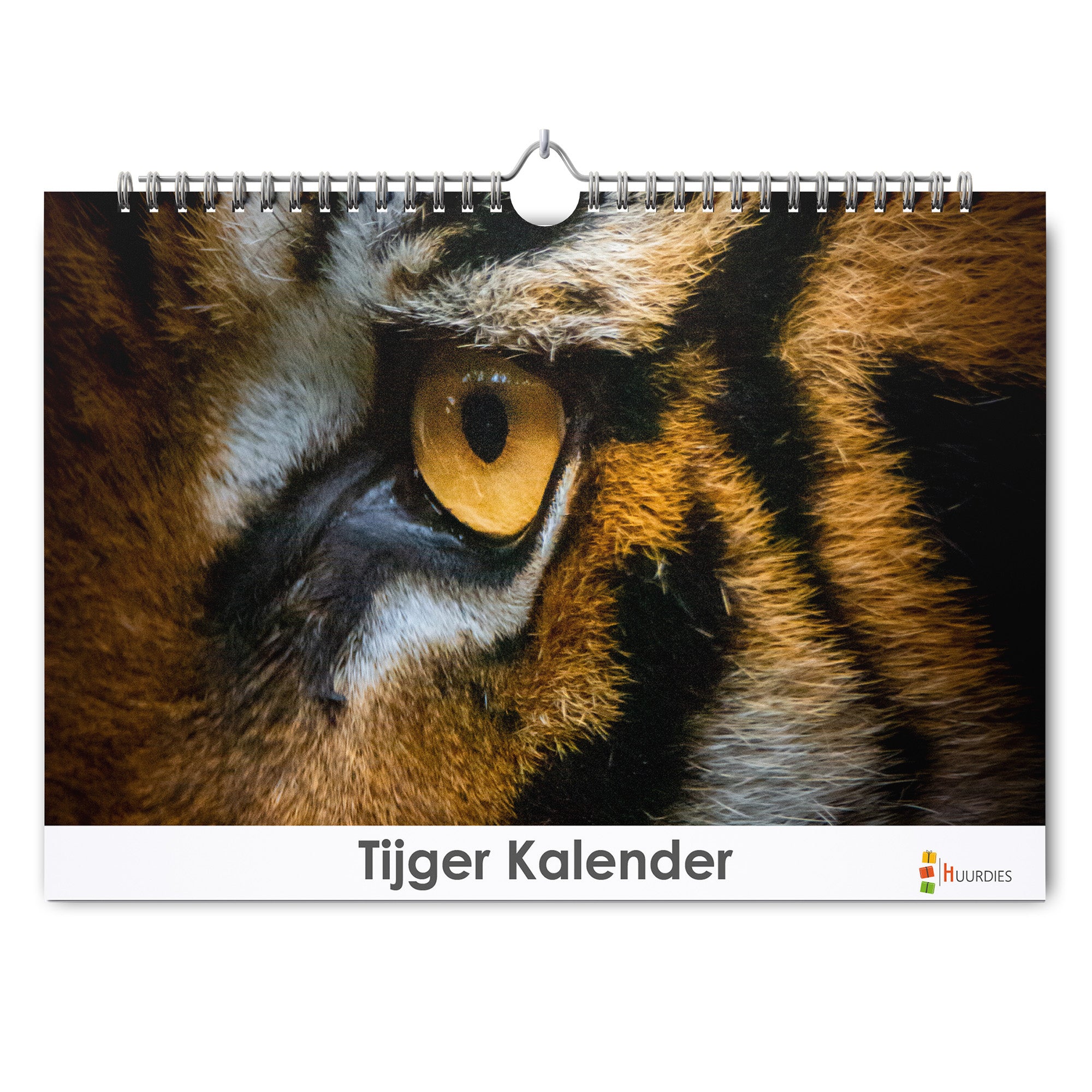 Tijgers verjaardagskalender met afbeelding van tijgers, Huurdies