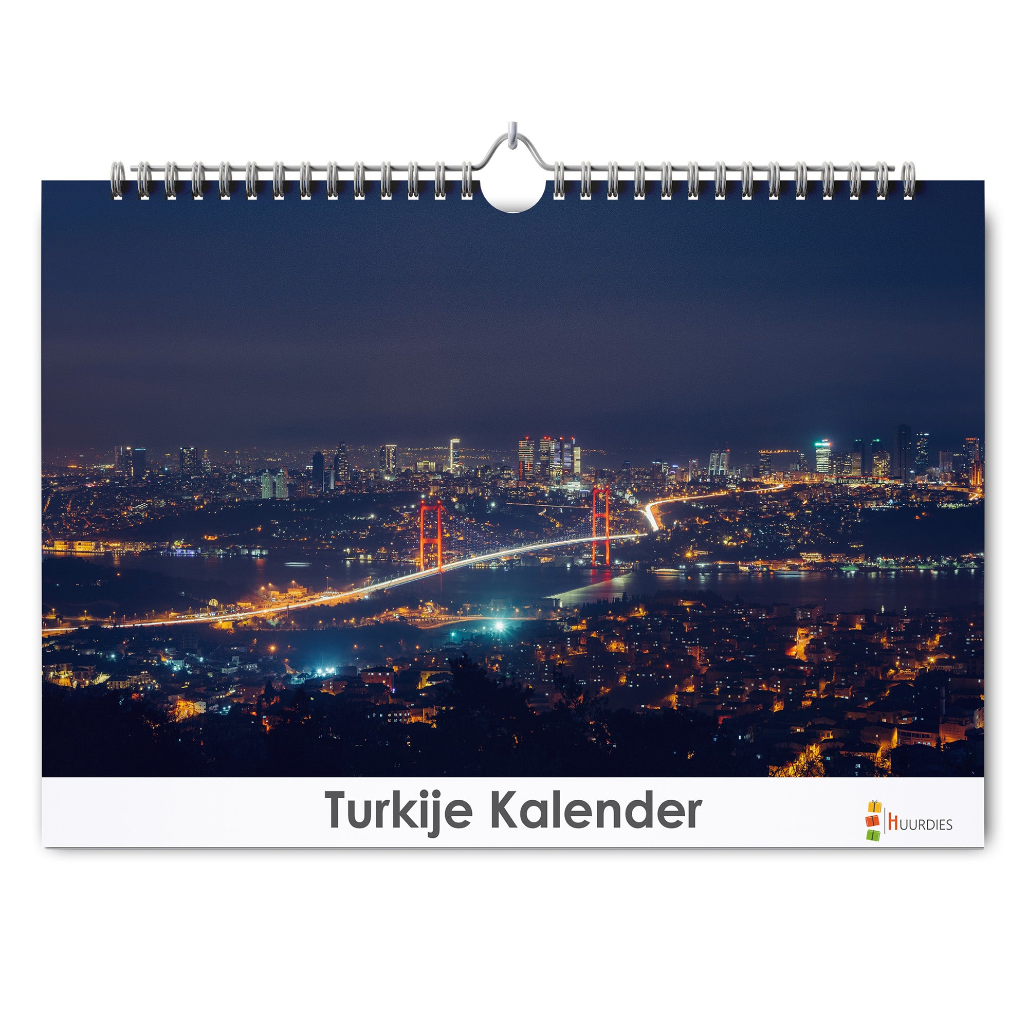 Turkije verjaardagskalender met afbeelding van turkije, Huurdies