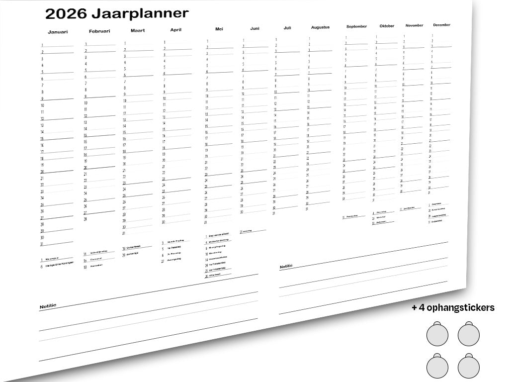Jaarplanner A0