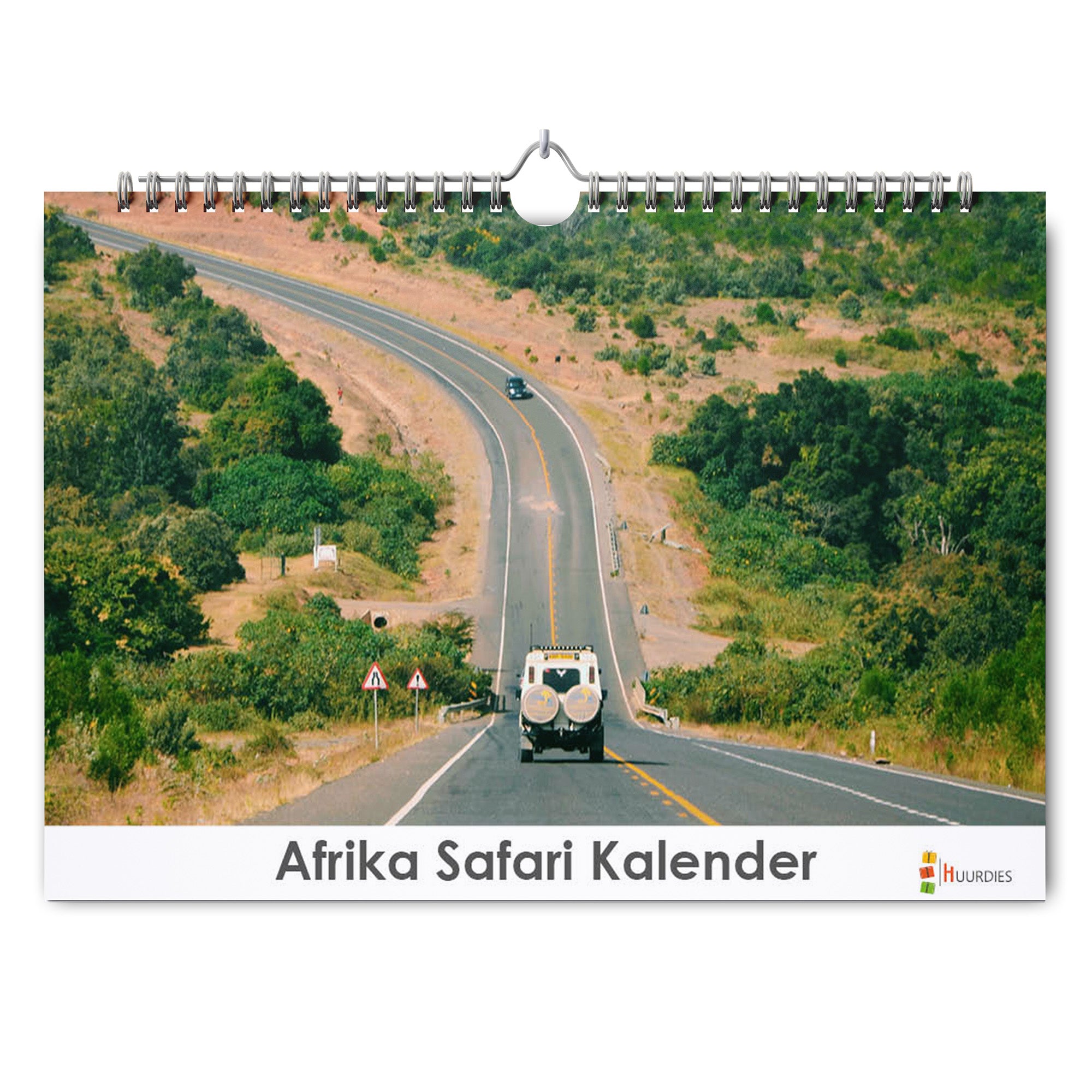 Afrika Safari verjaardagskalender met afbeelding van afrika safari, Huurdies