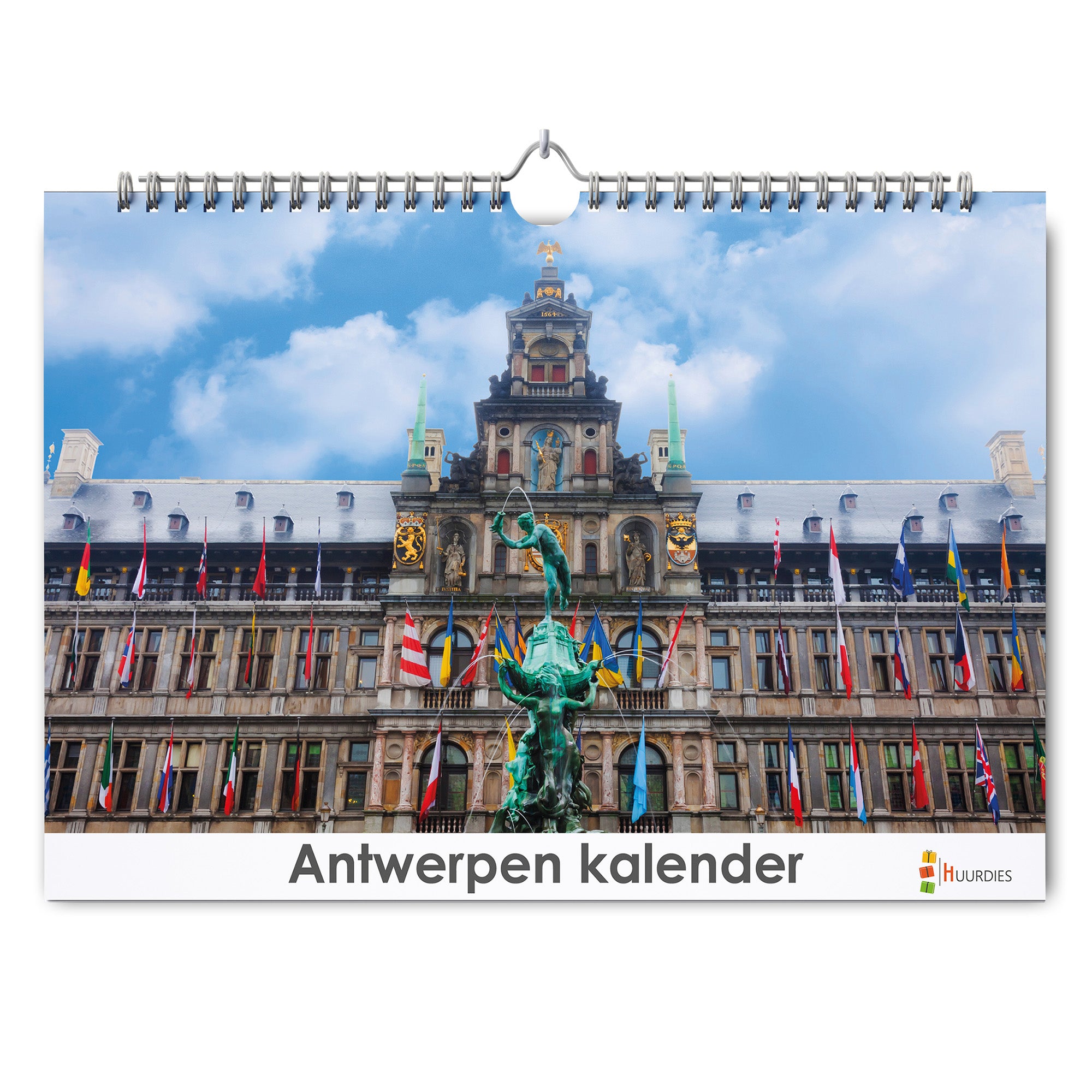 Antwerpen verjaardagskalender met afbeelding van antwerpen, Huurdies