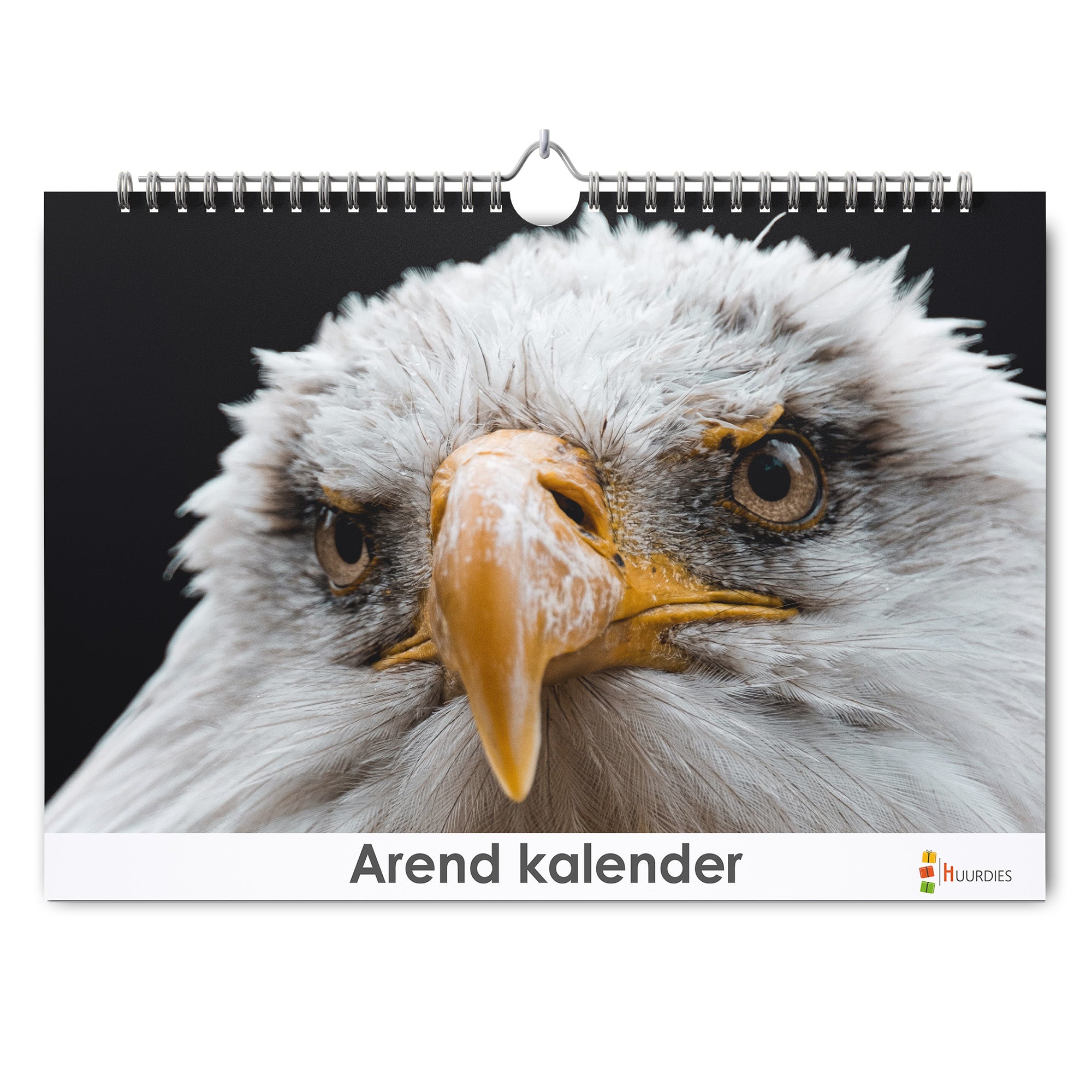 Arend verjaardagskalender met afbeelding van arend, Huurdies