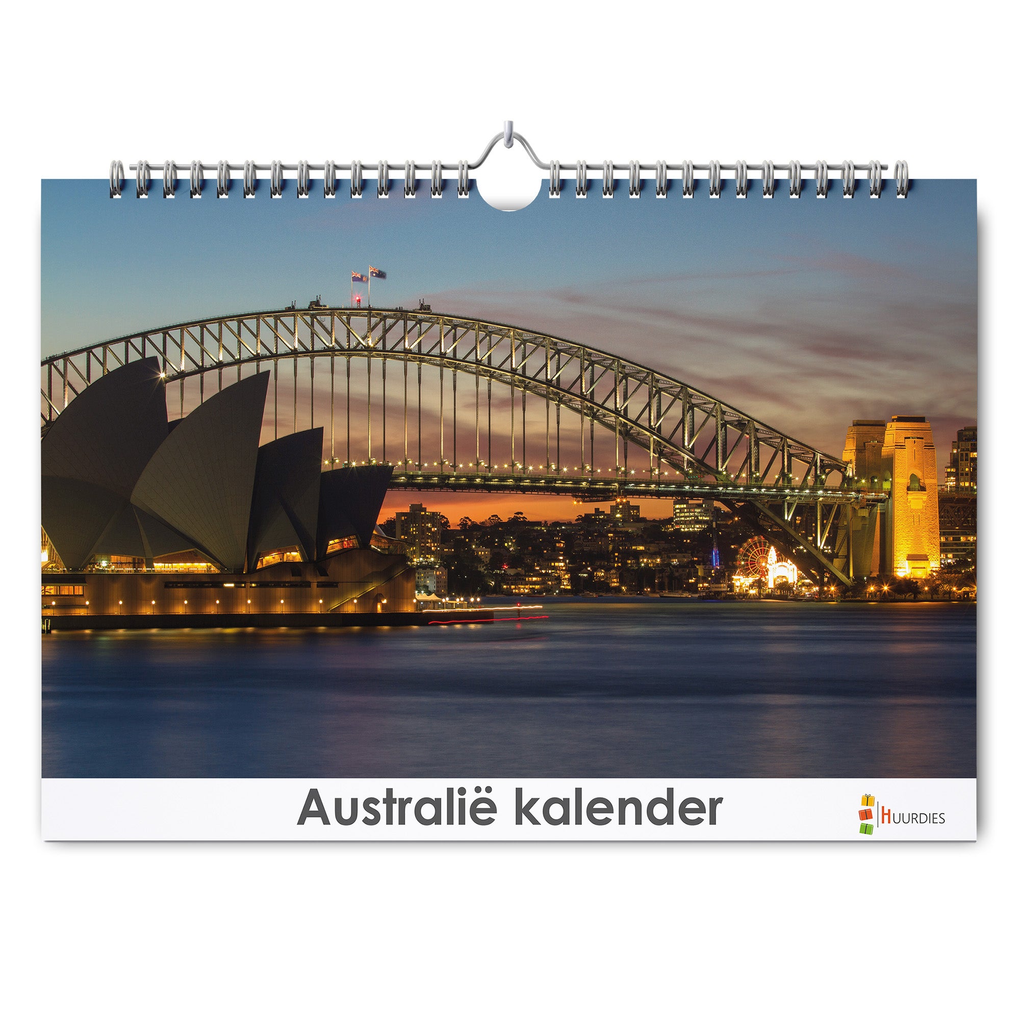 Australië verjaardagskalender met afbeelding van australië, Huurdies