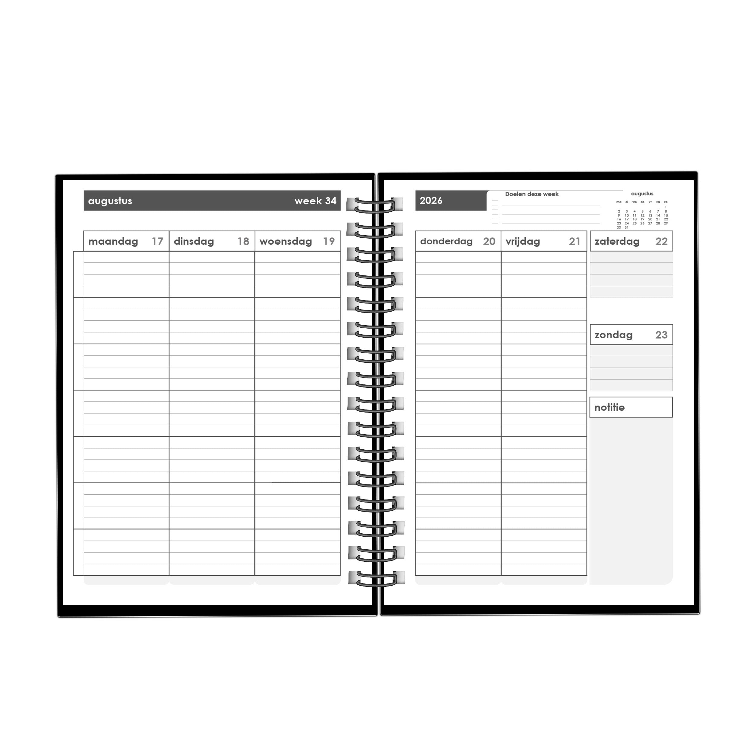 Huurdies® - Schoolagenda 26/27 - A5
