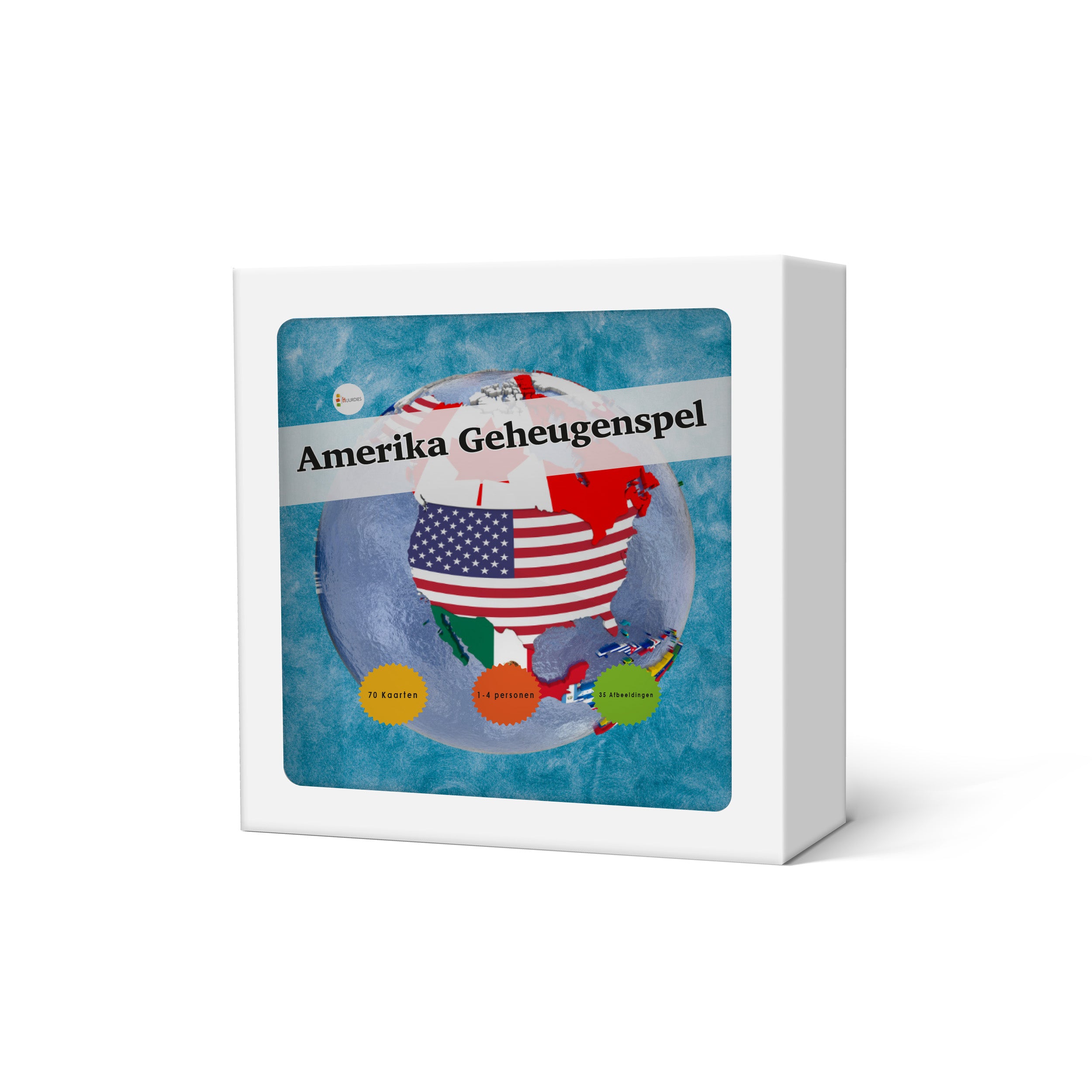 Geheugenspel doosje amerika