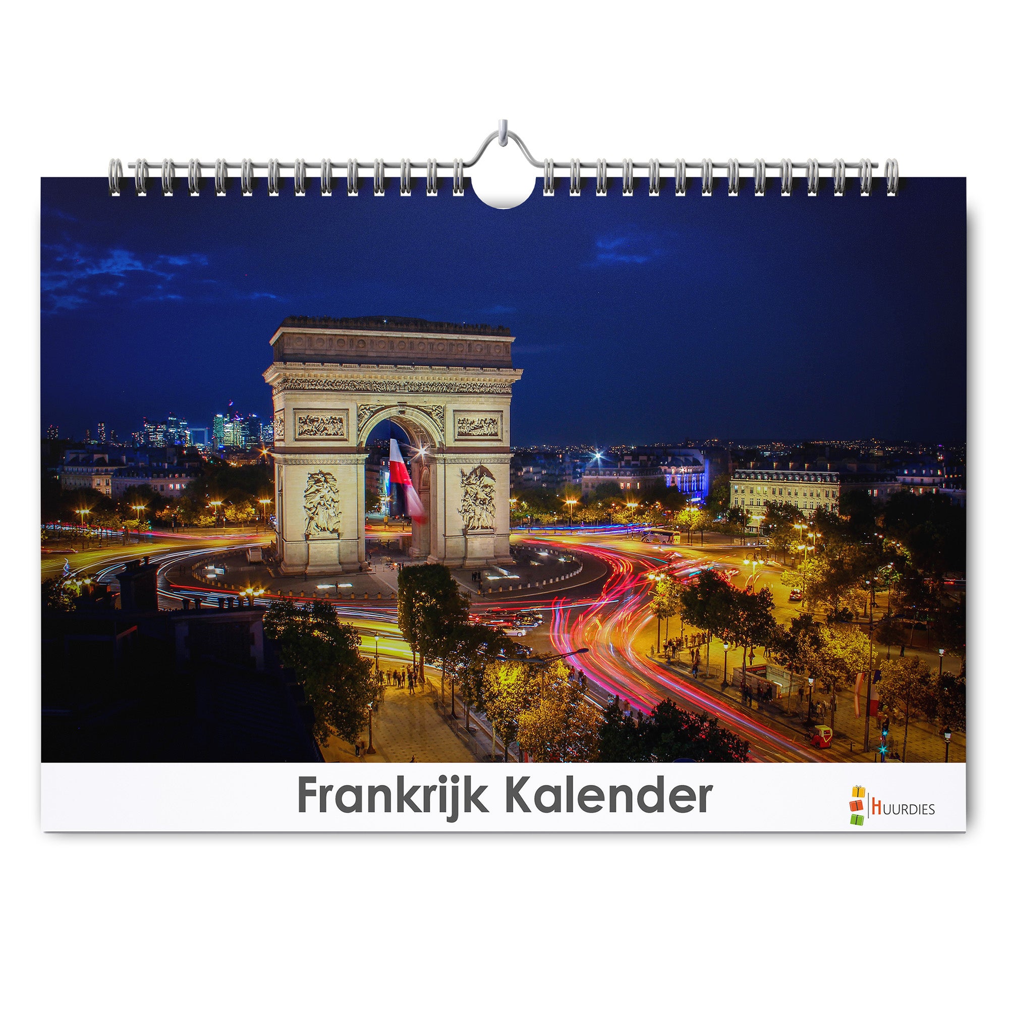 Frankrijk verjaardagskalender met afbeelding van frankrijk, Huurdies