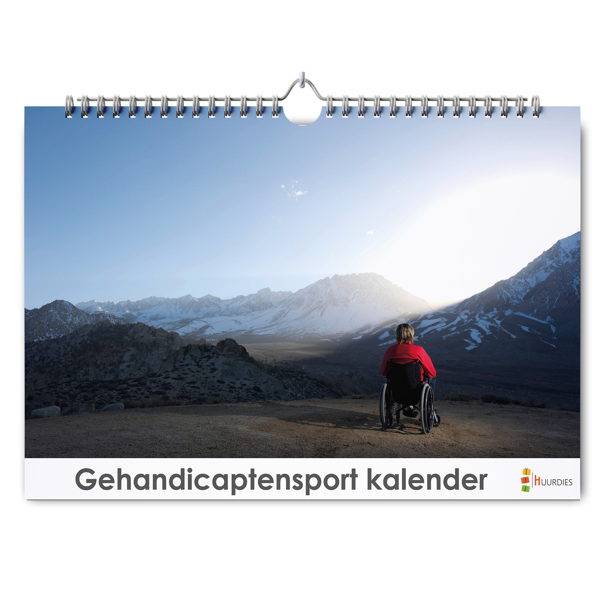 Gehandicaptensport verjaardagskalender met afbeelding van gehandicaptensport, Huurdies