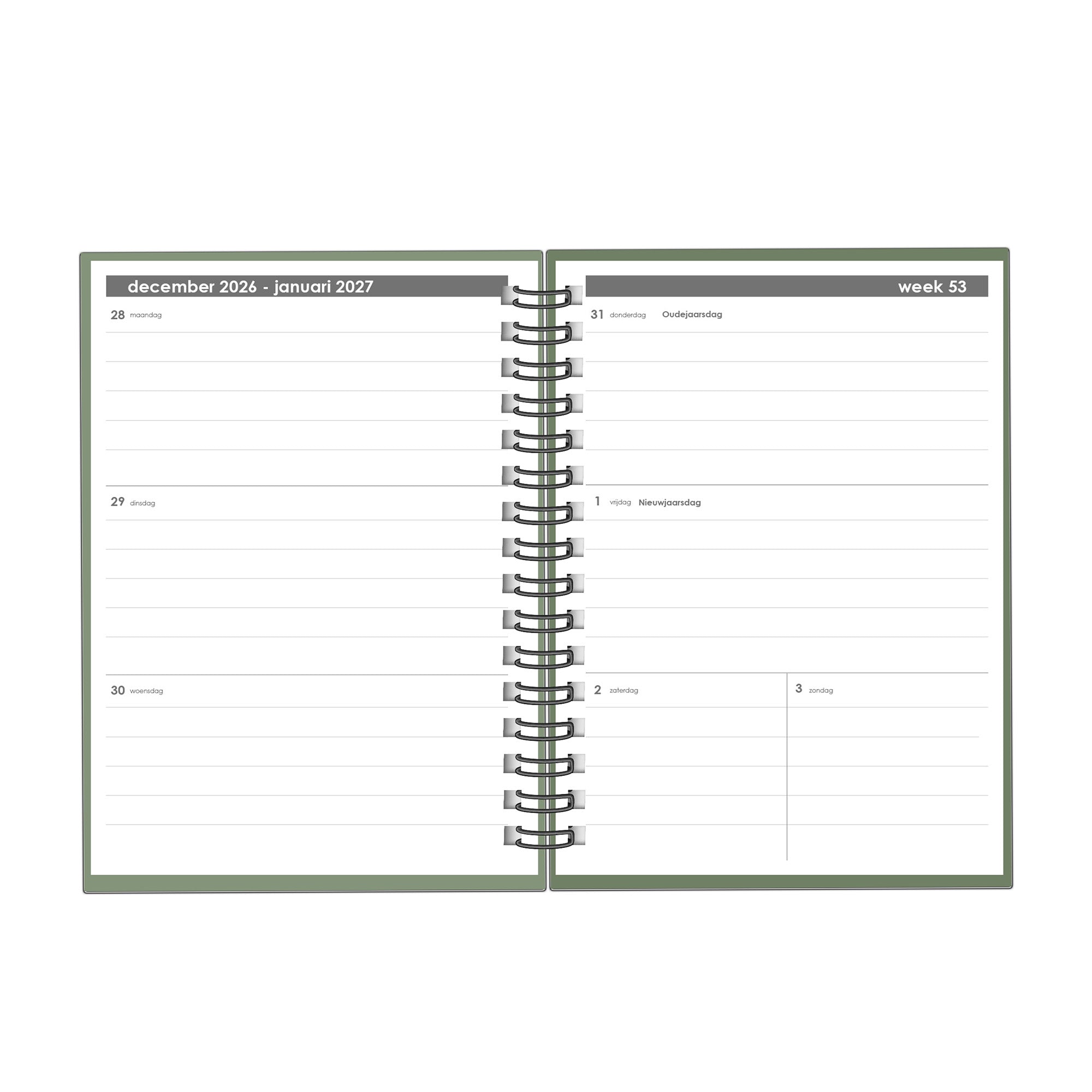Hardcover agenda 2027 - Huurdies