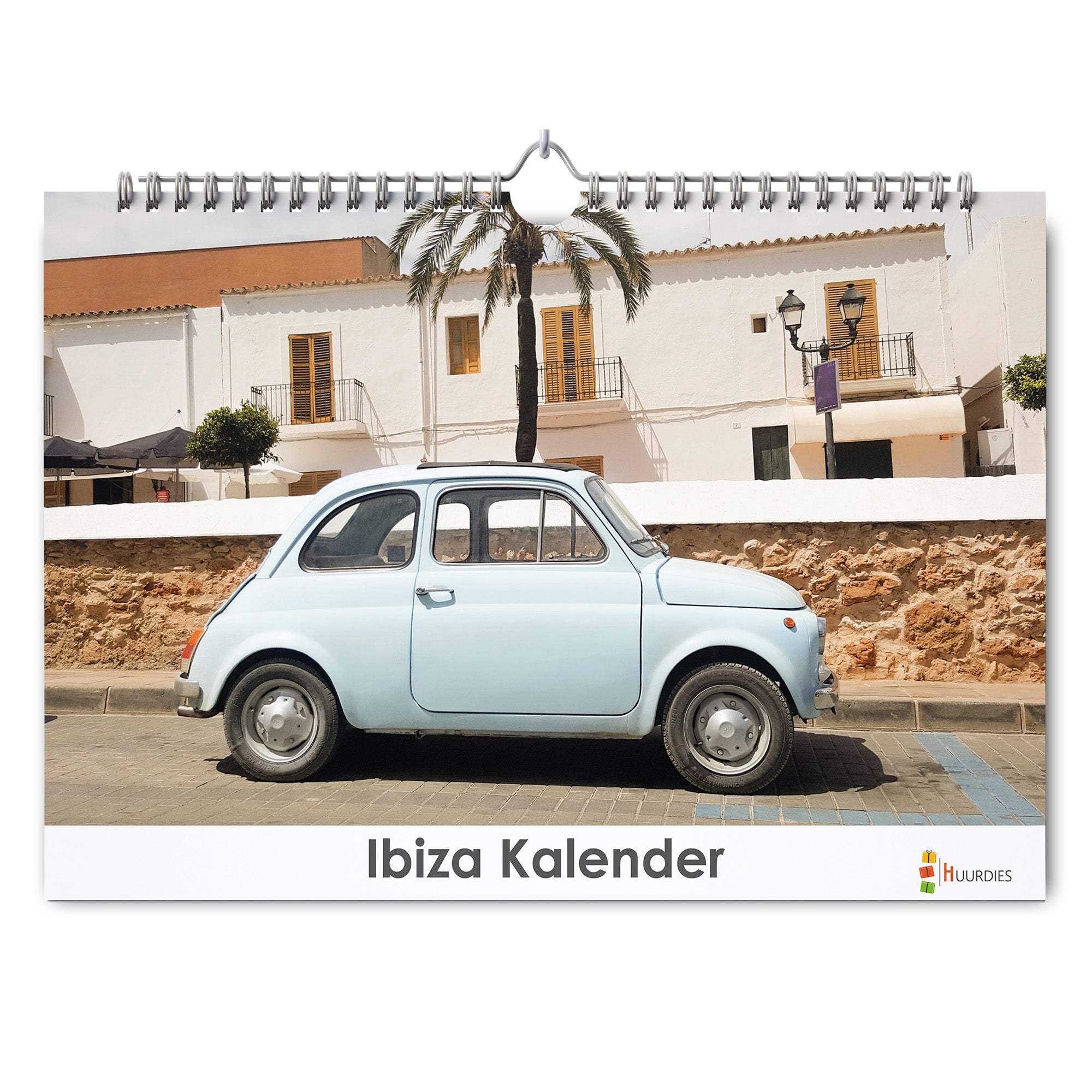 Ibiza verjaardagskalender met afbeelding van ibiza, Huurdies