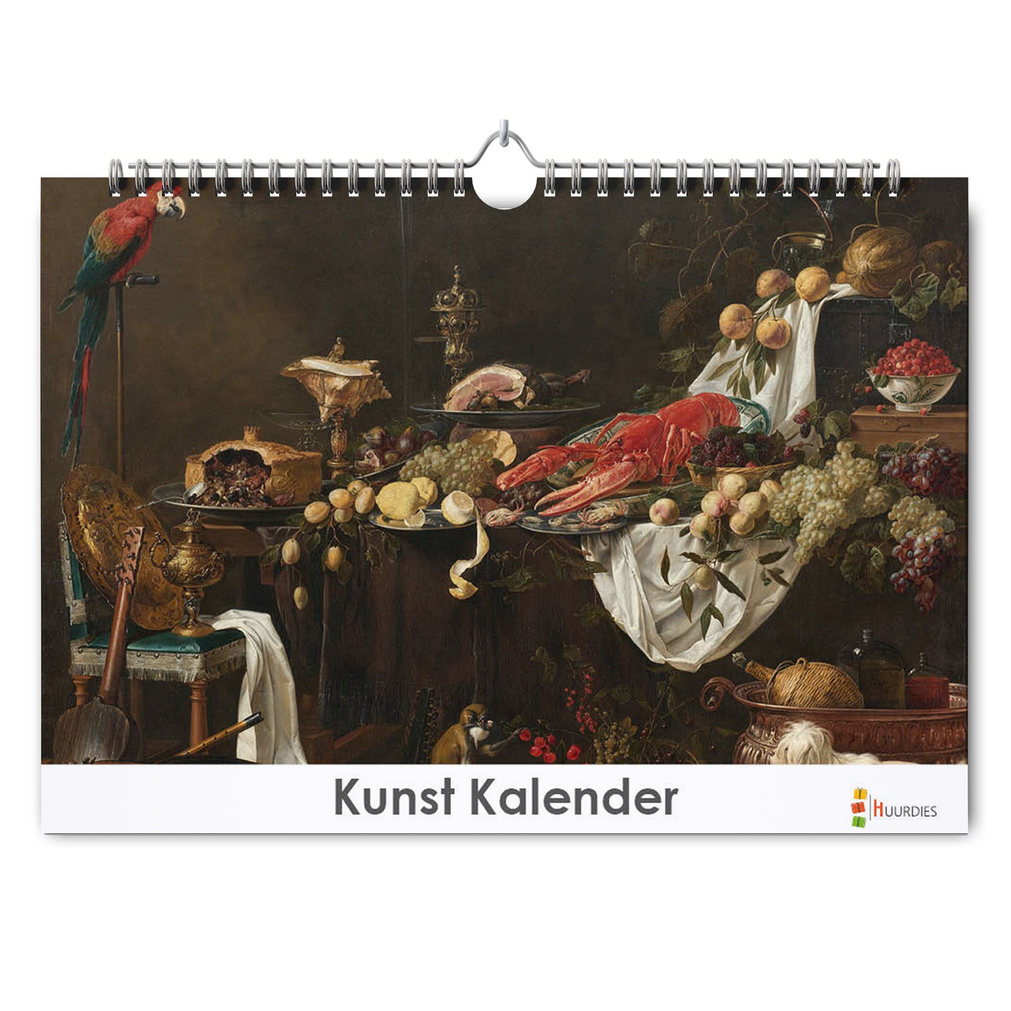 Schilderijen verjaardagskalender met afbeelding van schilderijen, Huurdies