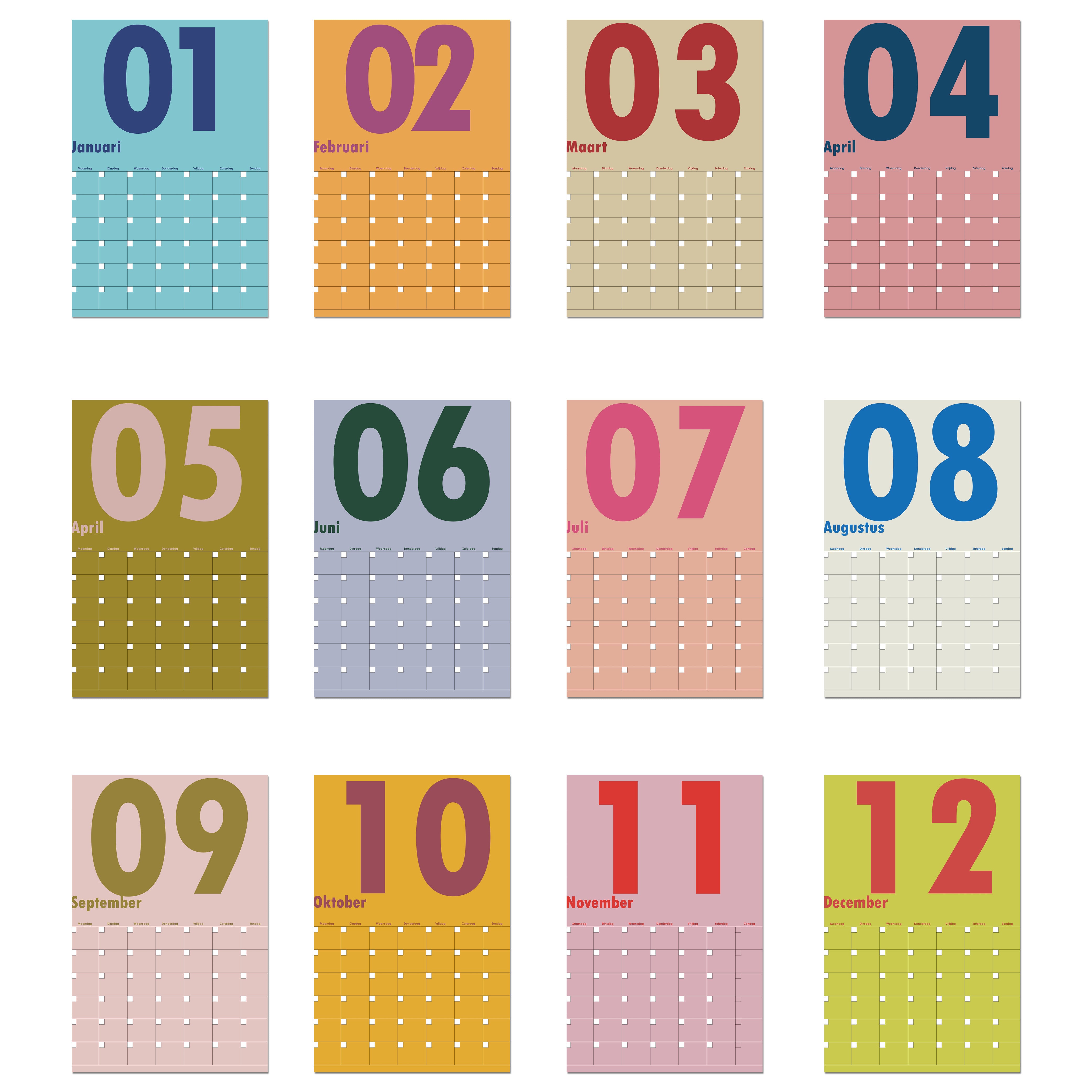 Maandplanner Tijdloos