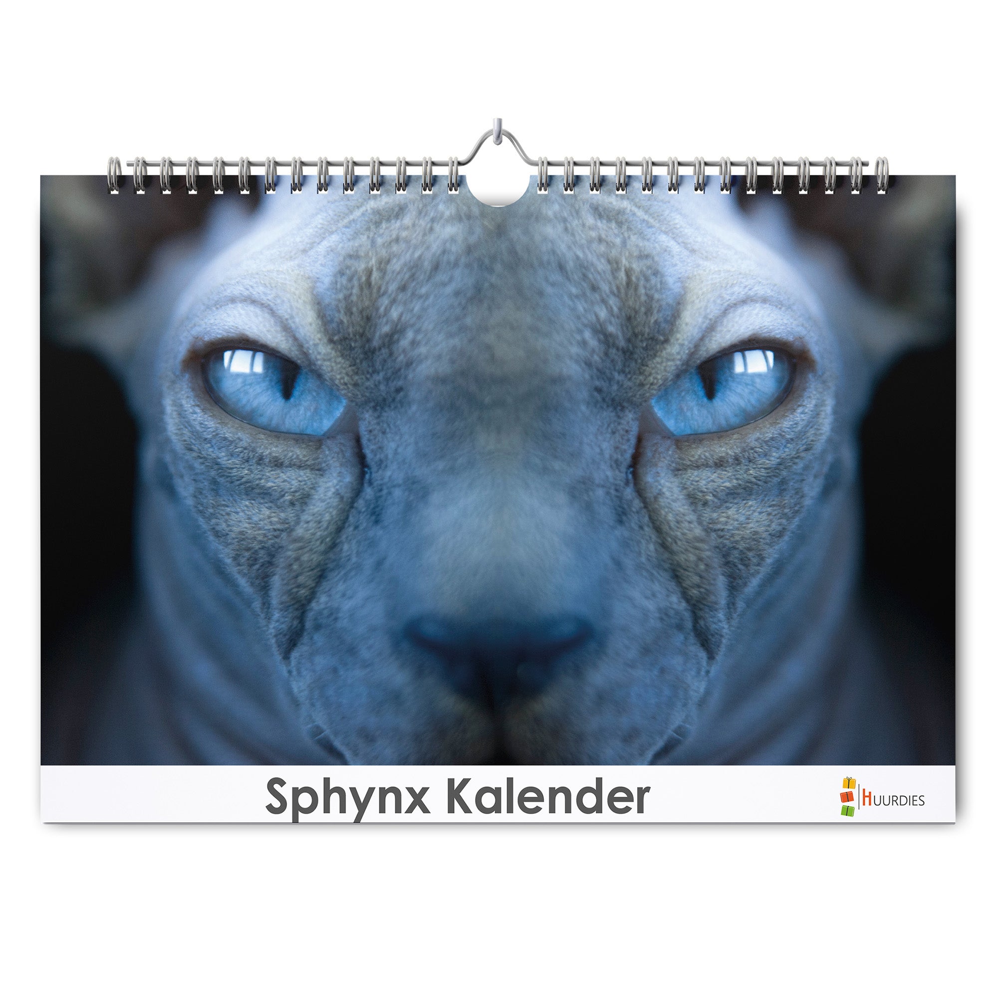 Naaktkat Sphynx verjaardagskalender met afbeelding van naaktkat sphynx, Huurdies