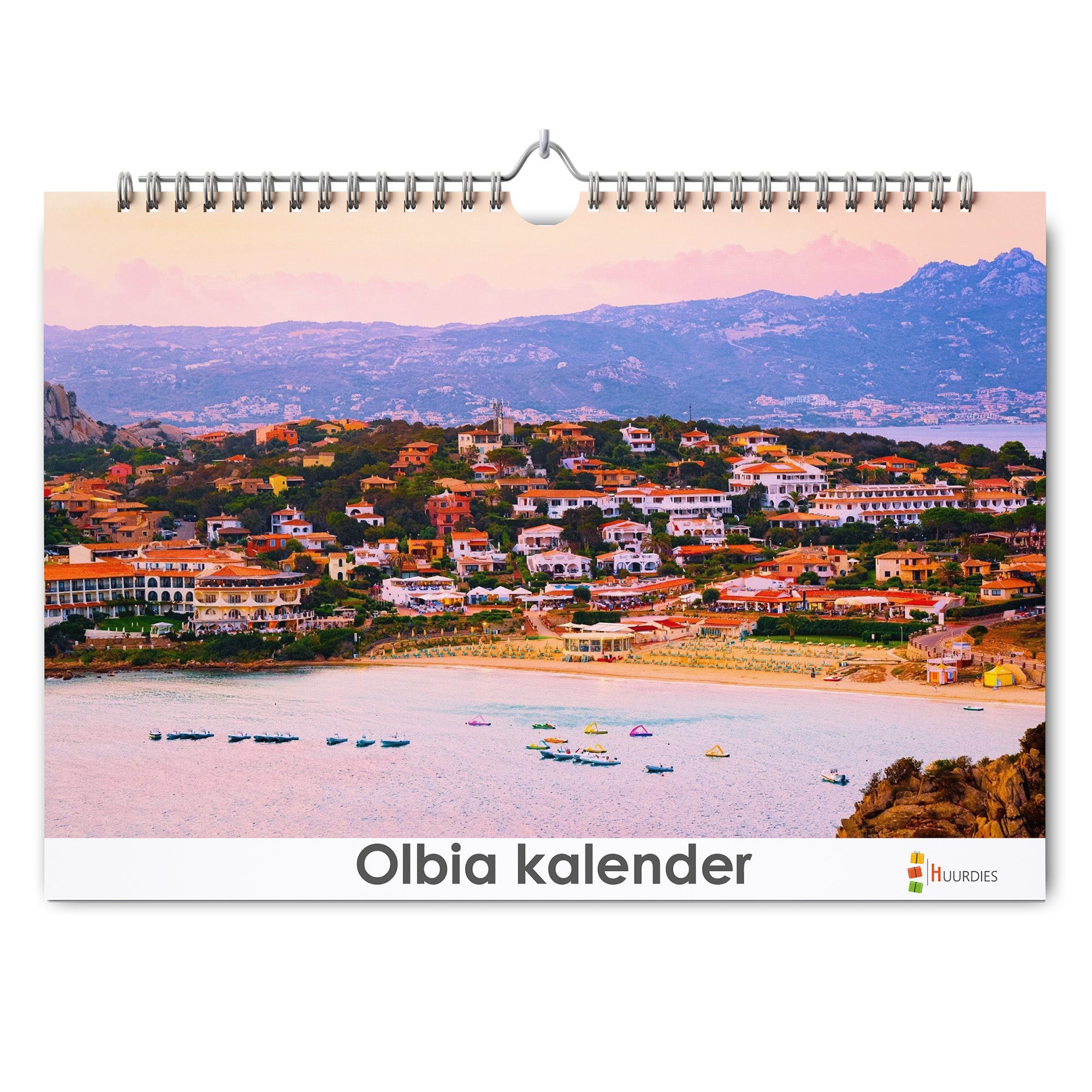 Olbia verjaardagskalender met afbeelding van olbia, Huurdies