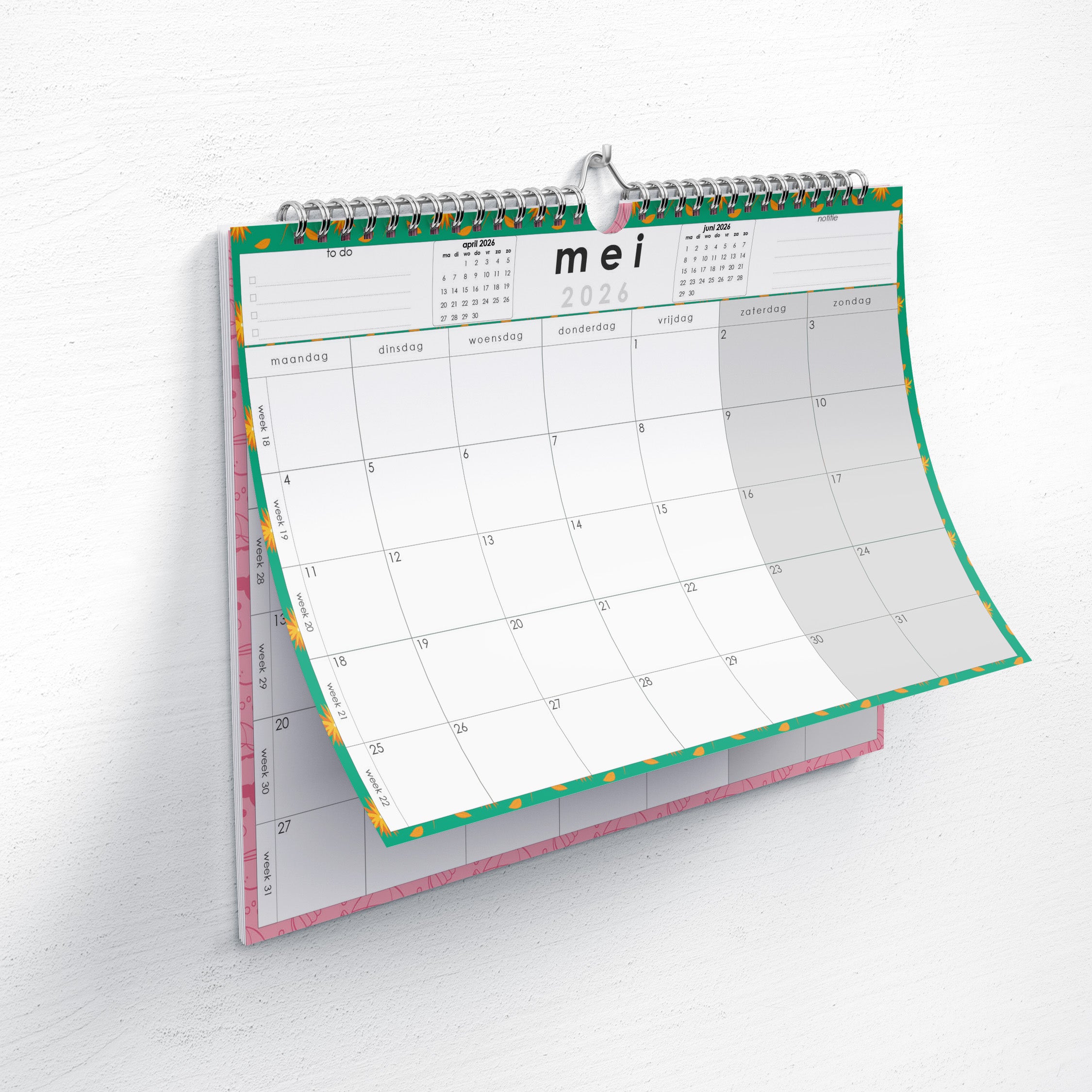 22 maanden kalender
