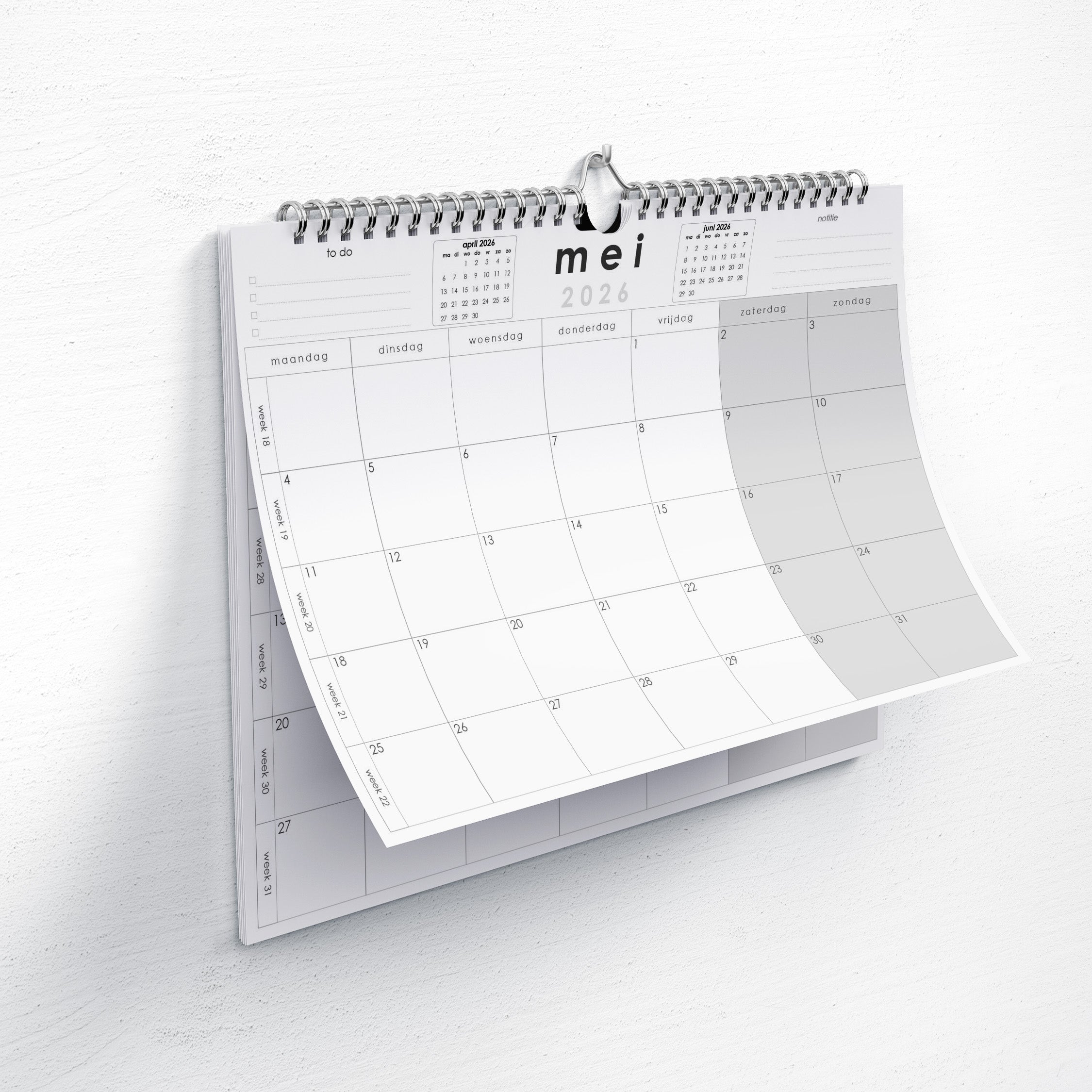 22 maanden kalender