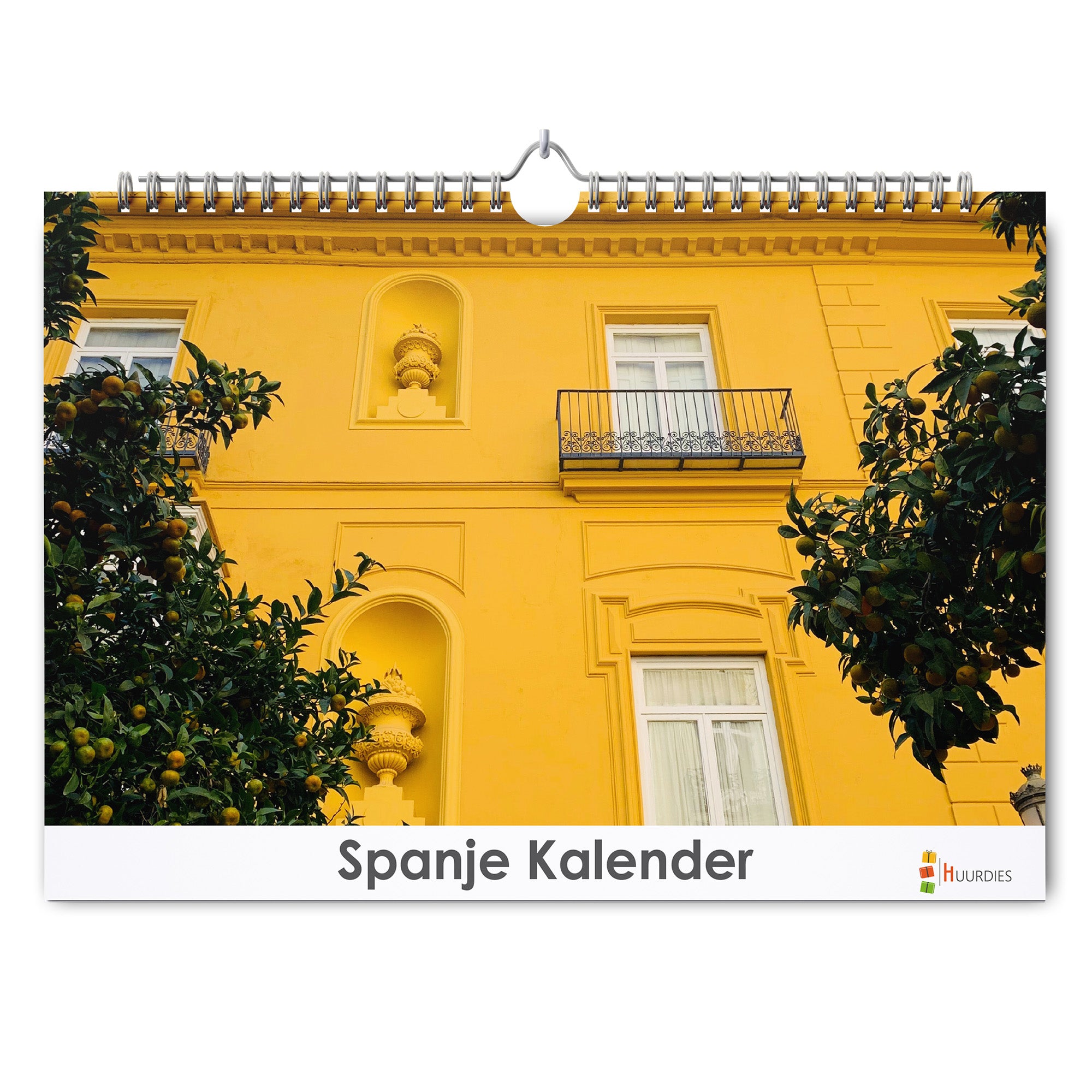 Spanje verjaardagskalender met afbeelding van spanje, Huurdies