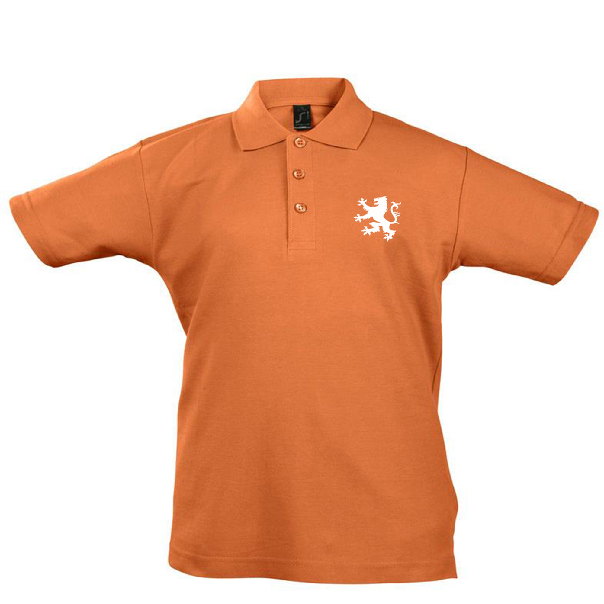 Nederland Kinder Polo T-shirt met afbeelding van de voorkant, Huurdies