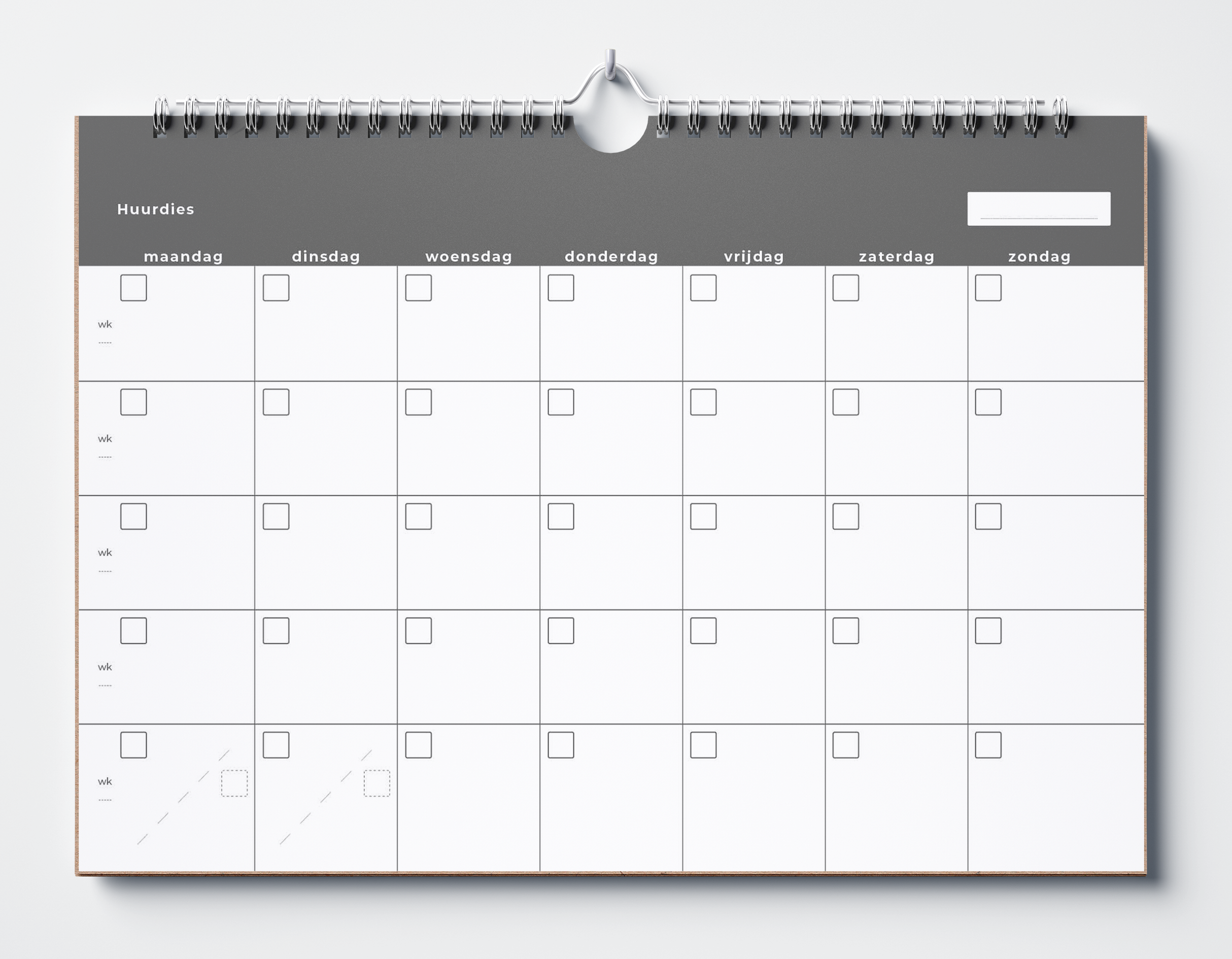 18 maanden kalender - Huurdies