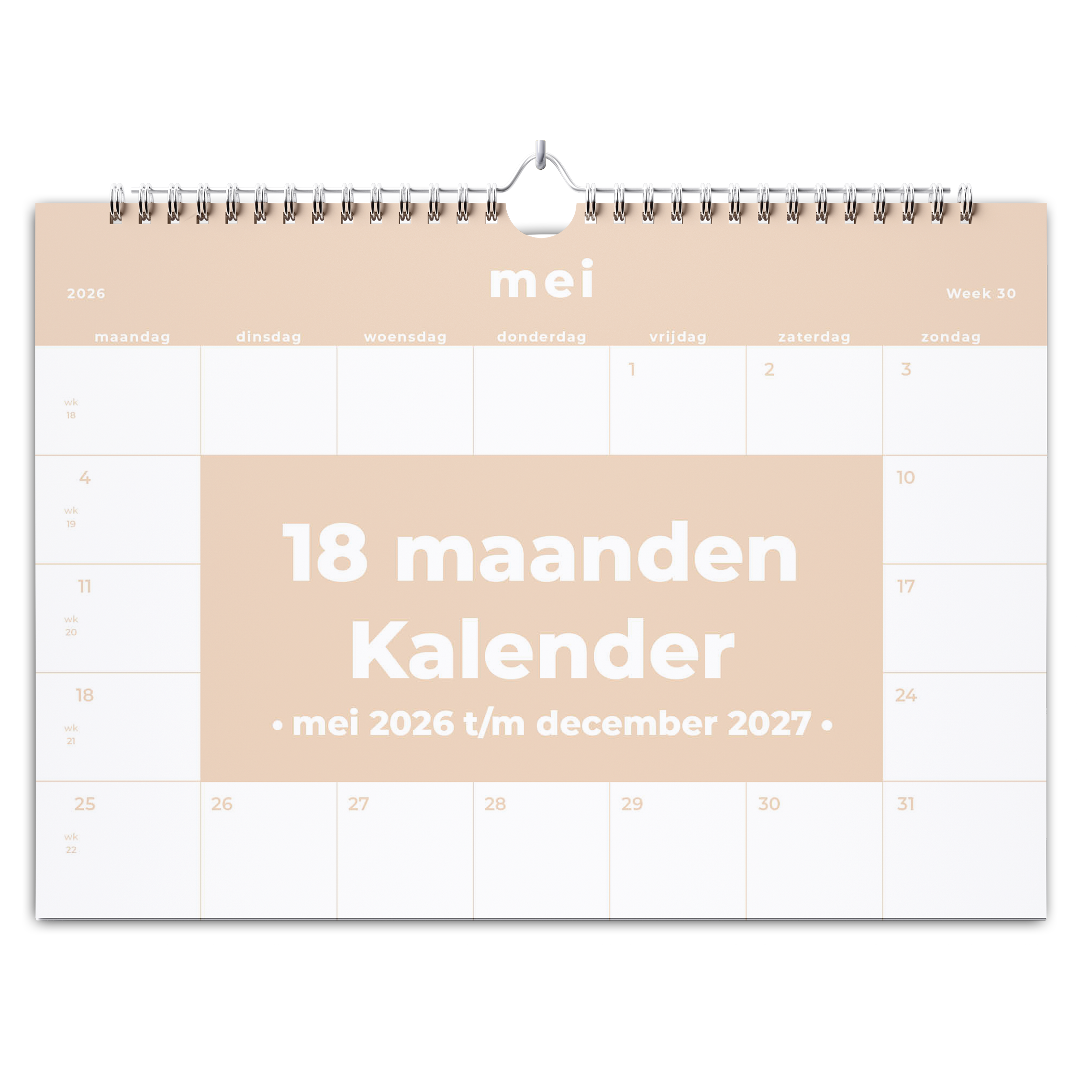 18 maanden kalender - Huurdies