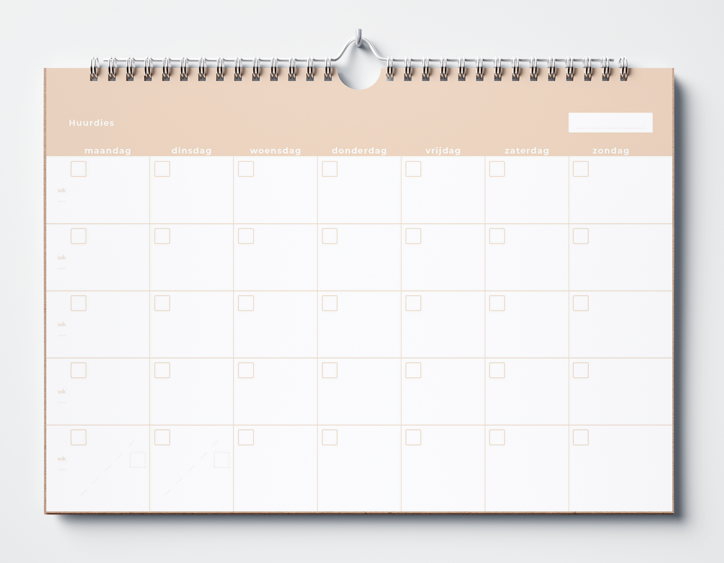 18 maanden kalender - Huurdies