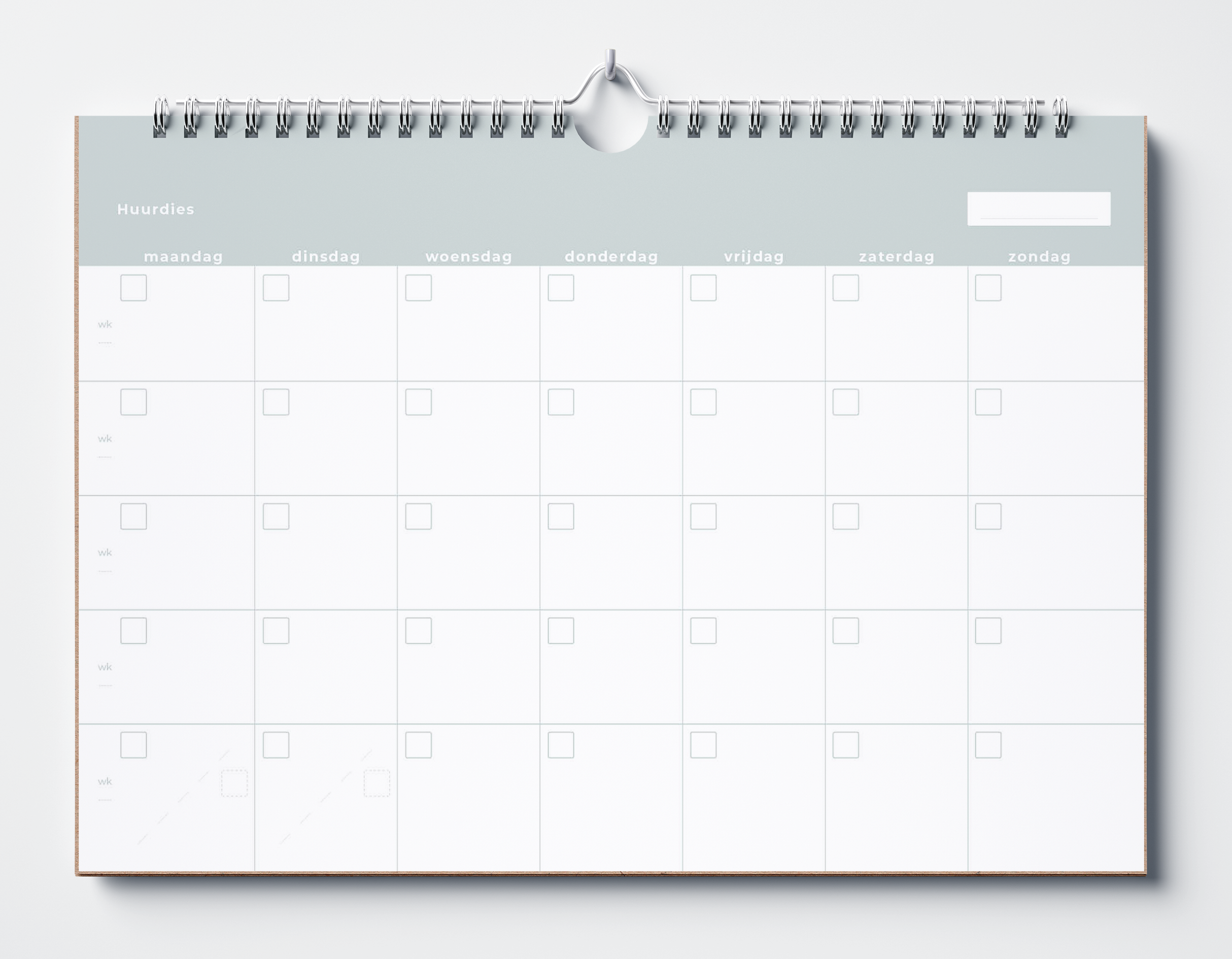 18 maanden kalender - Huurdies